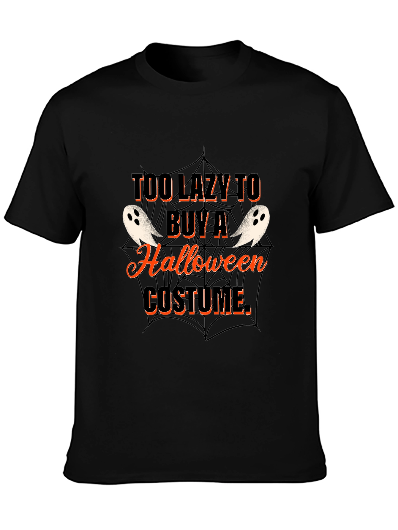 Funny Halloween Lazy Costume T-Shirt