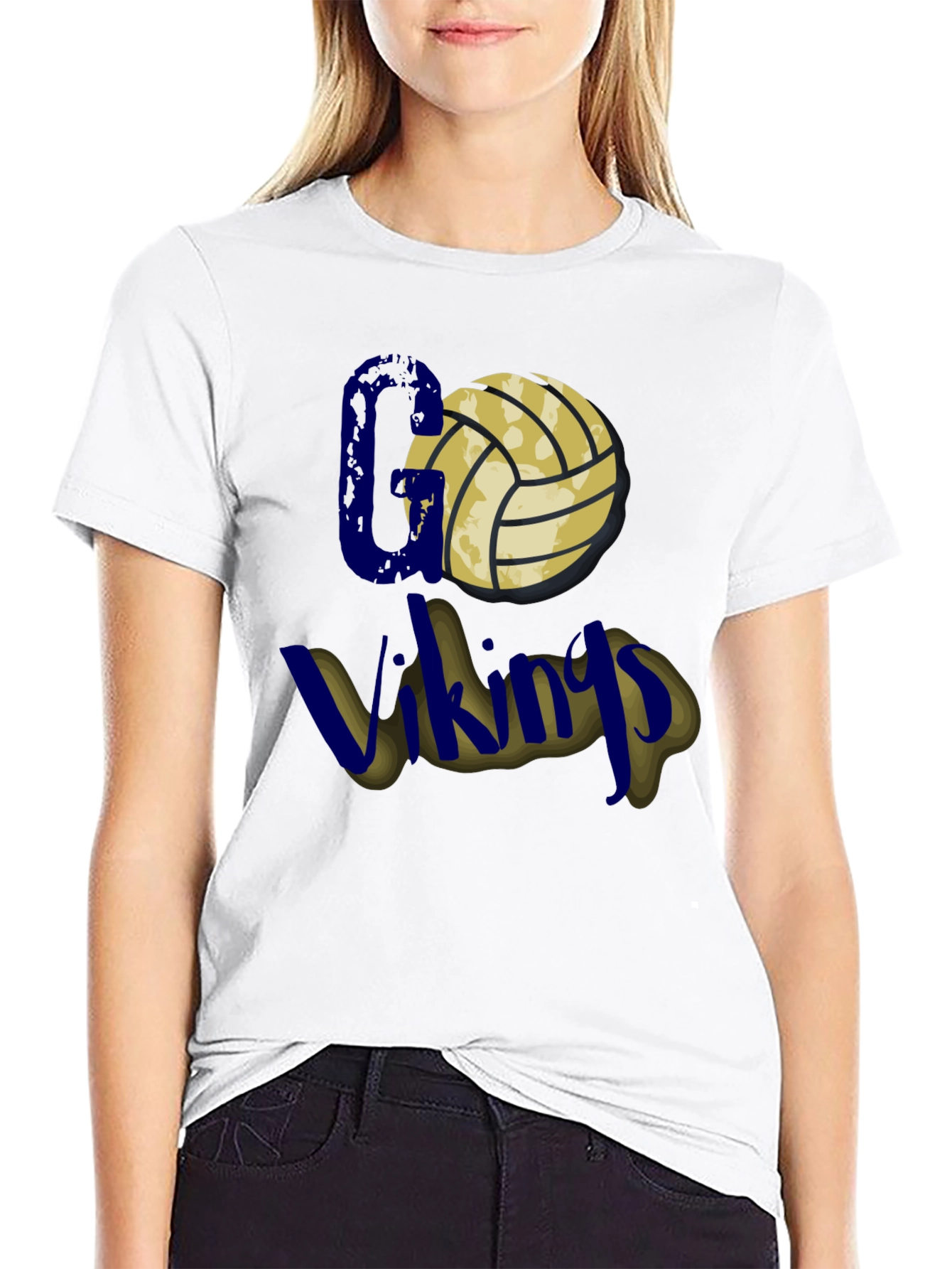 Go Vikings Volleyball T-Shirt
