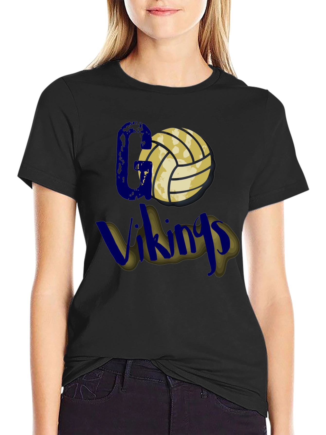 Go Vikings Volleyball T-Shirt