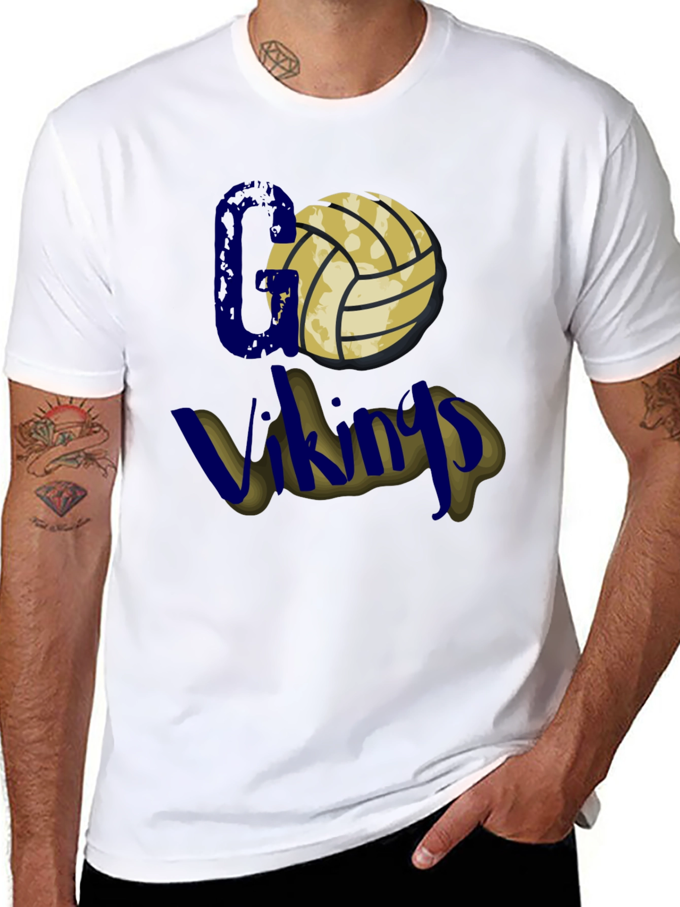 Go Vikings Volleyball T-Shirt