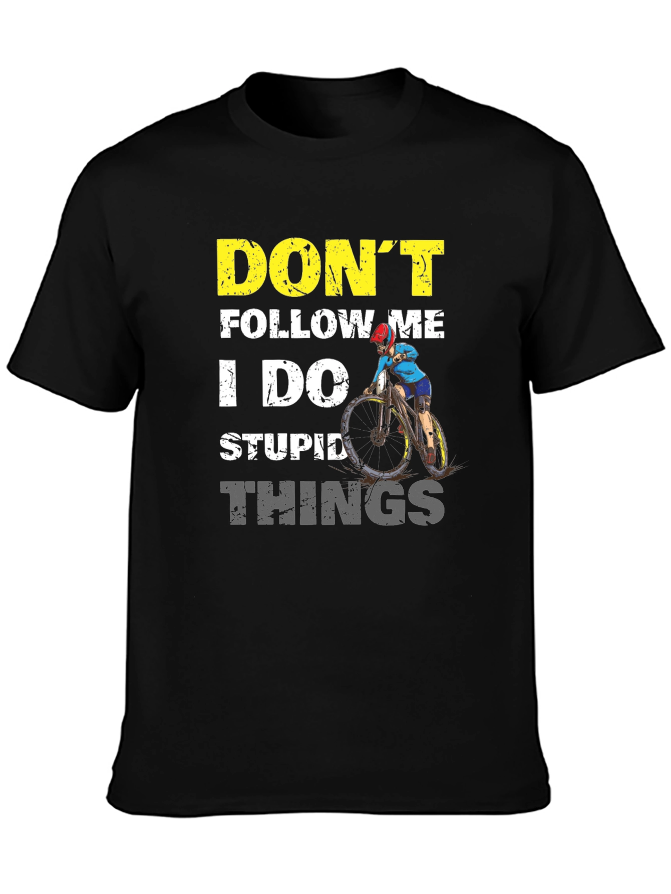 Dont Follow Me Graphic Tee - Biker Style