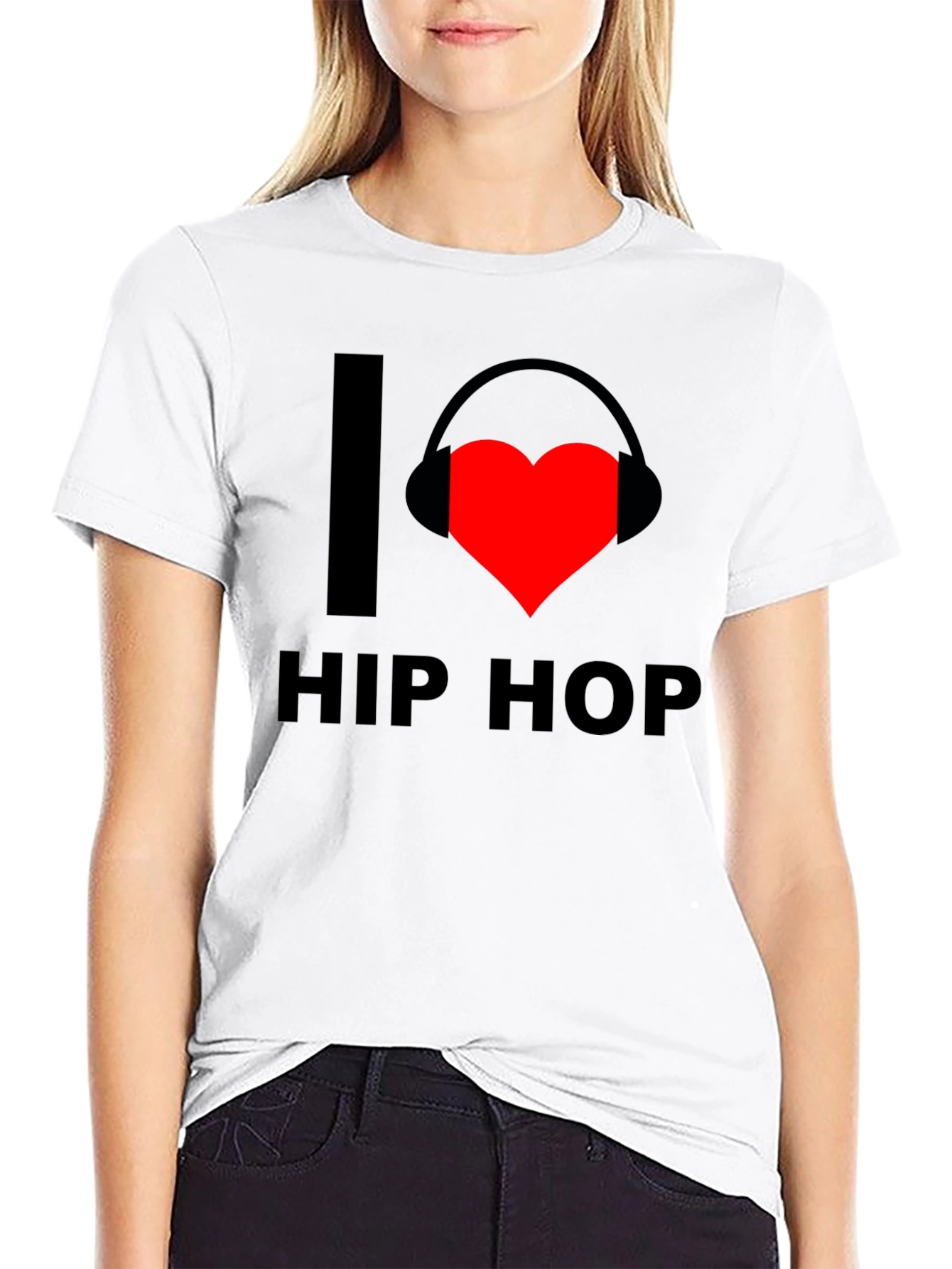 I Love Hip Hop Graphic T-Shirt