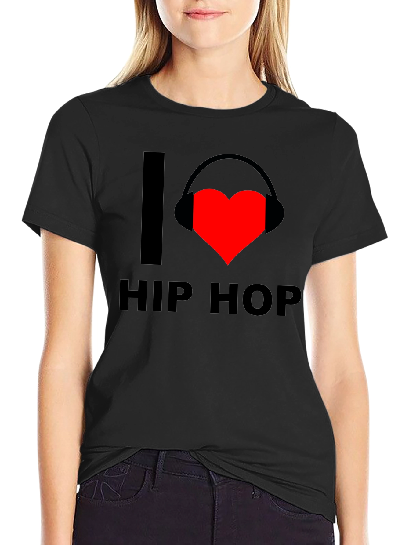 I Love Hip Hop Graphic T-Shirt