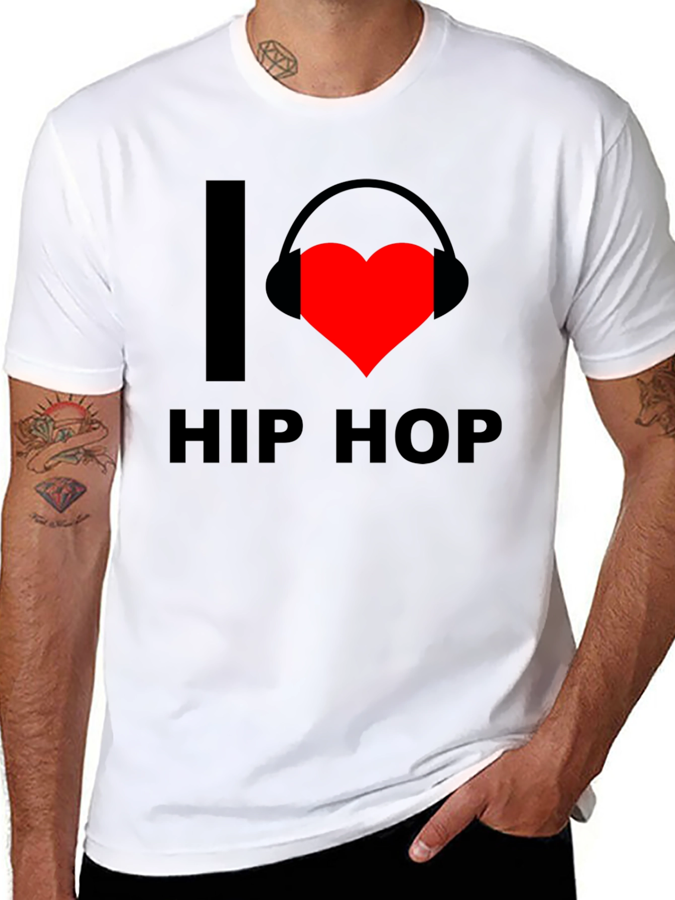 I Love Hip Hop Graphic T-Shirt