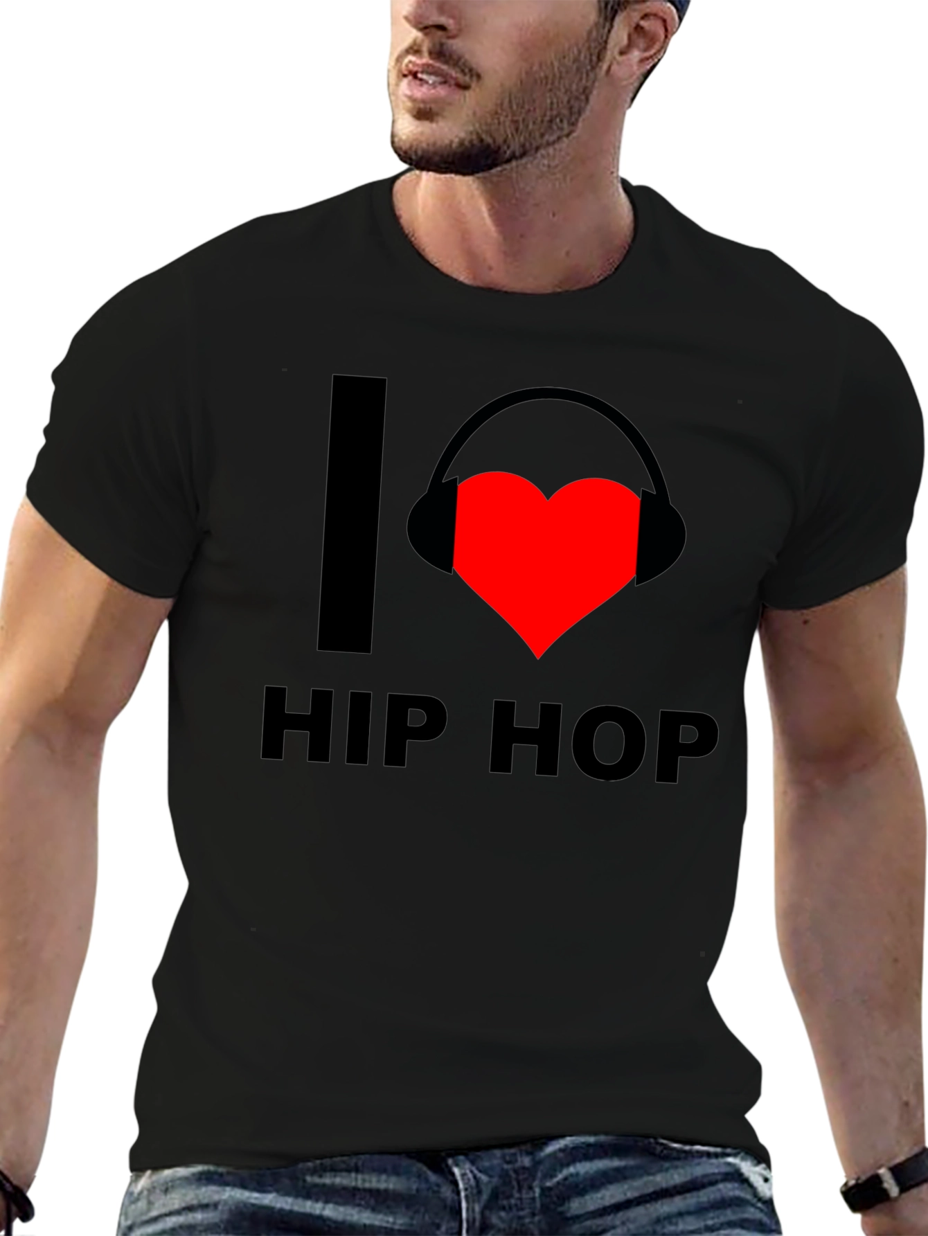 I Love Hip Hop Graphic T-Shirt