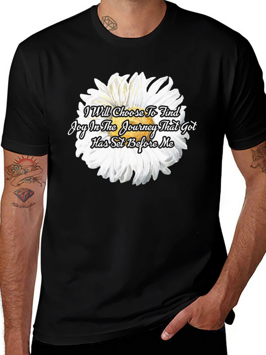 Joyful Journey Black Graphic Tee