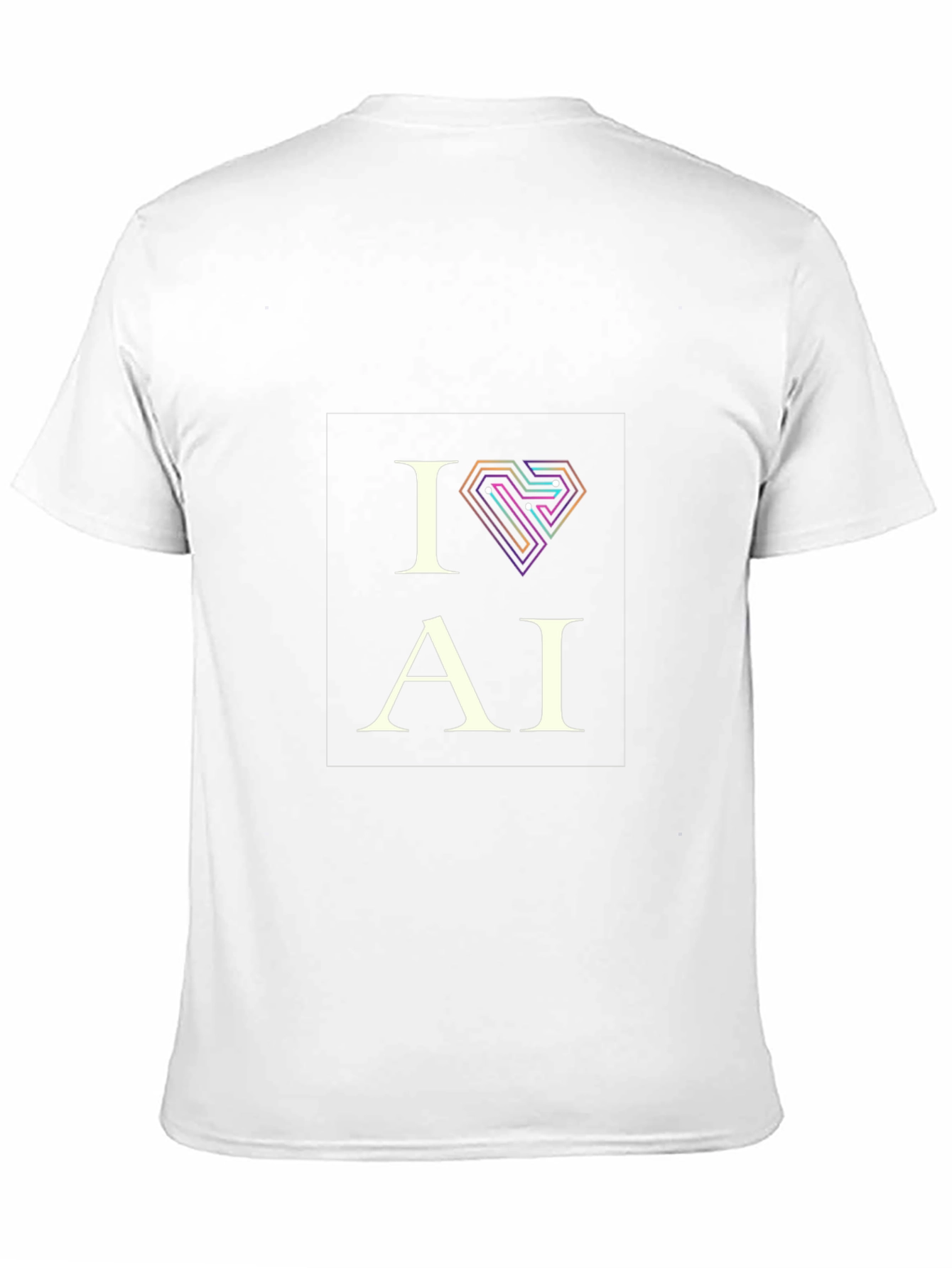 I Love AI T-Shirt - Cool Tech Design