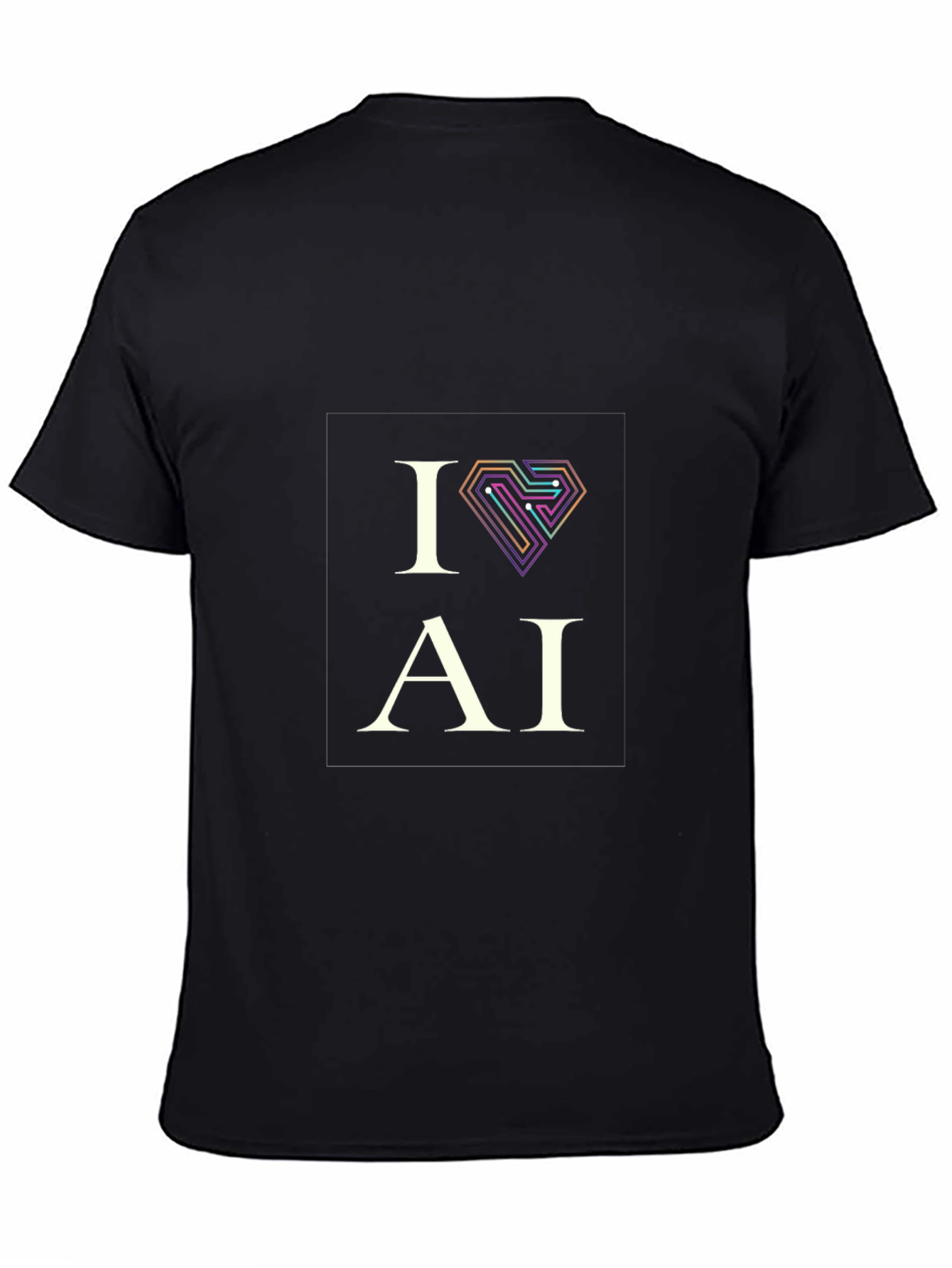 I Love AI T-Shirt - Cool Tech Design