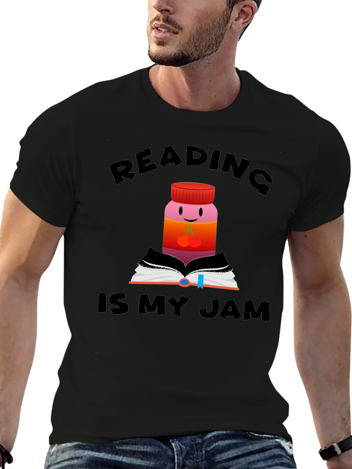 Reading is My Jam Funny T-Shirt