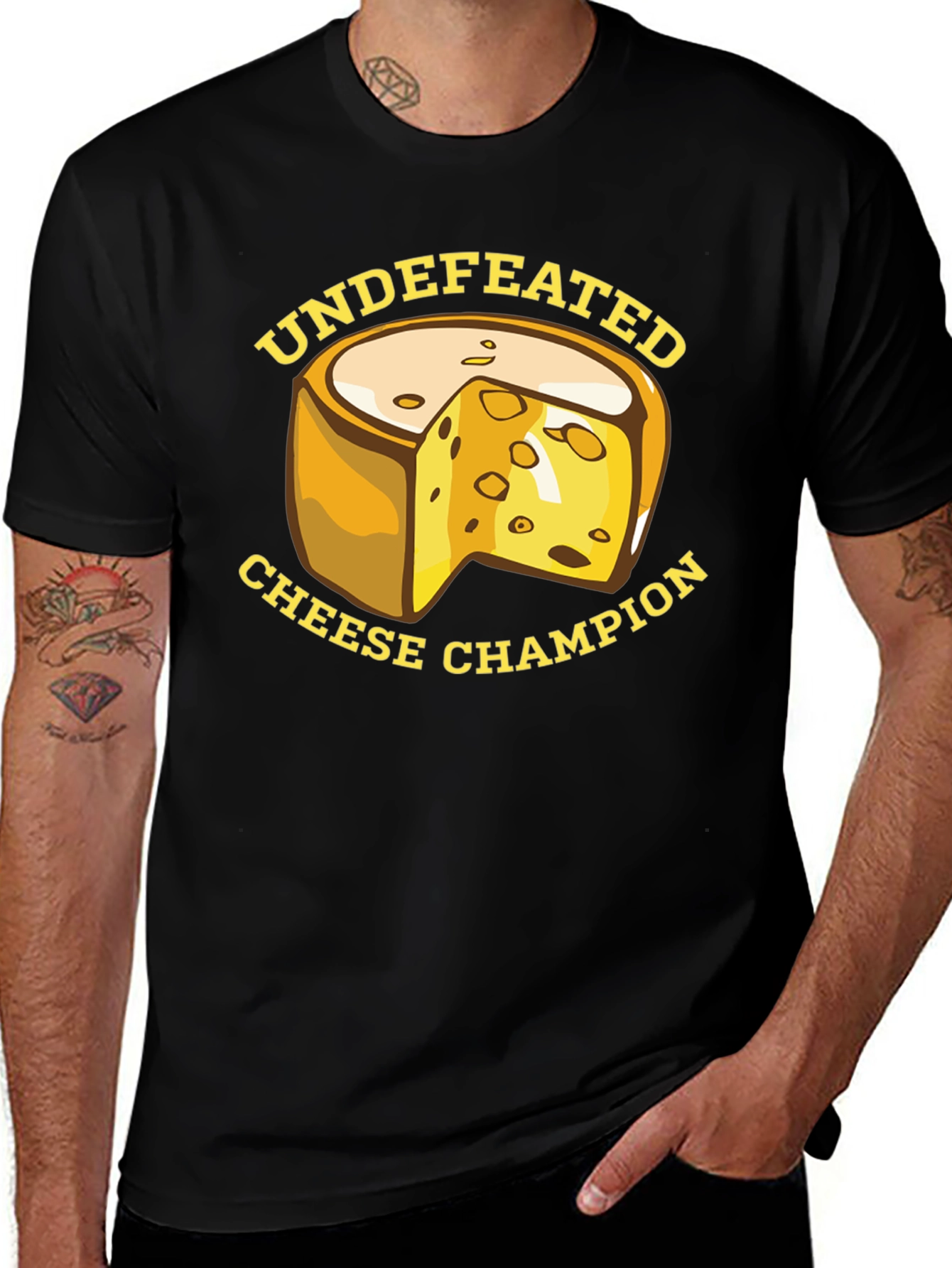 Undefeated Cheese Champion Graphic T-Shirt