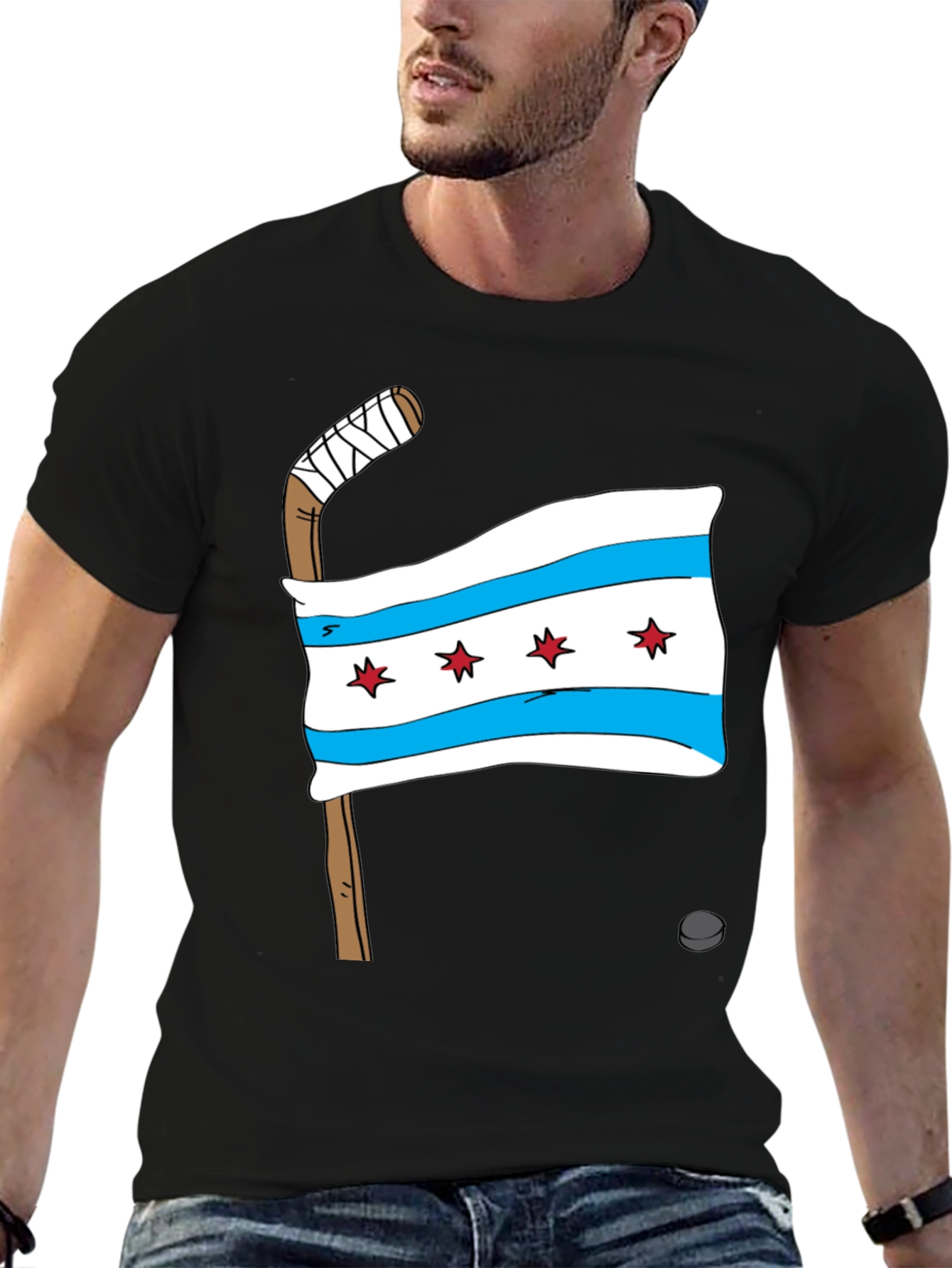 Chicago Flag Hockey T-Shirt