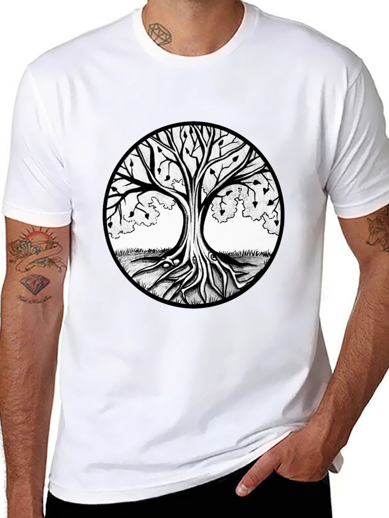 Tree of Life Graphic Tee - Black