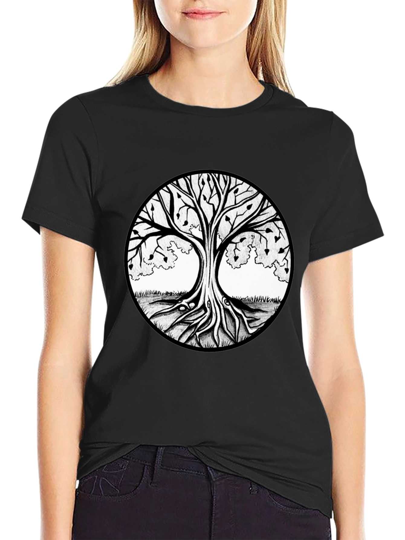 Tree of Life Graphic Tee - Black