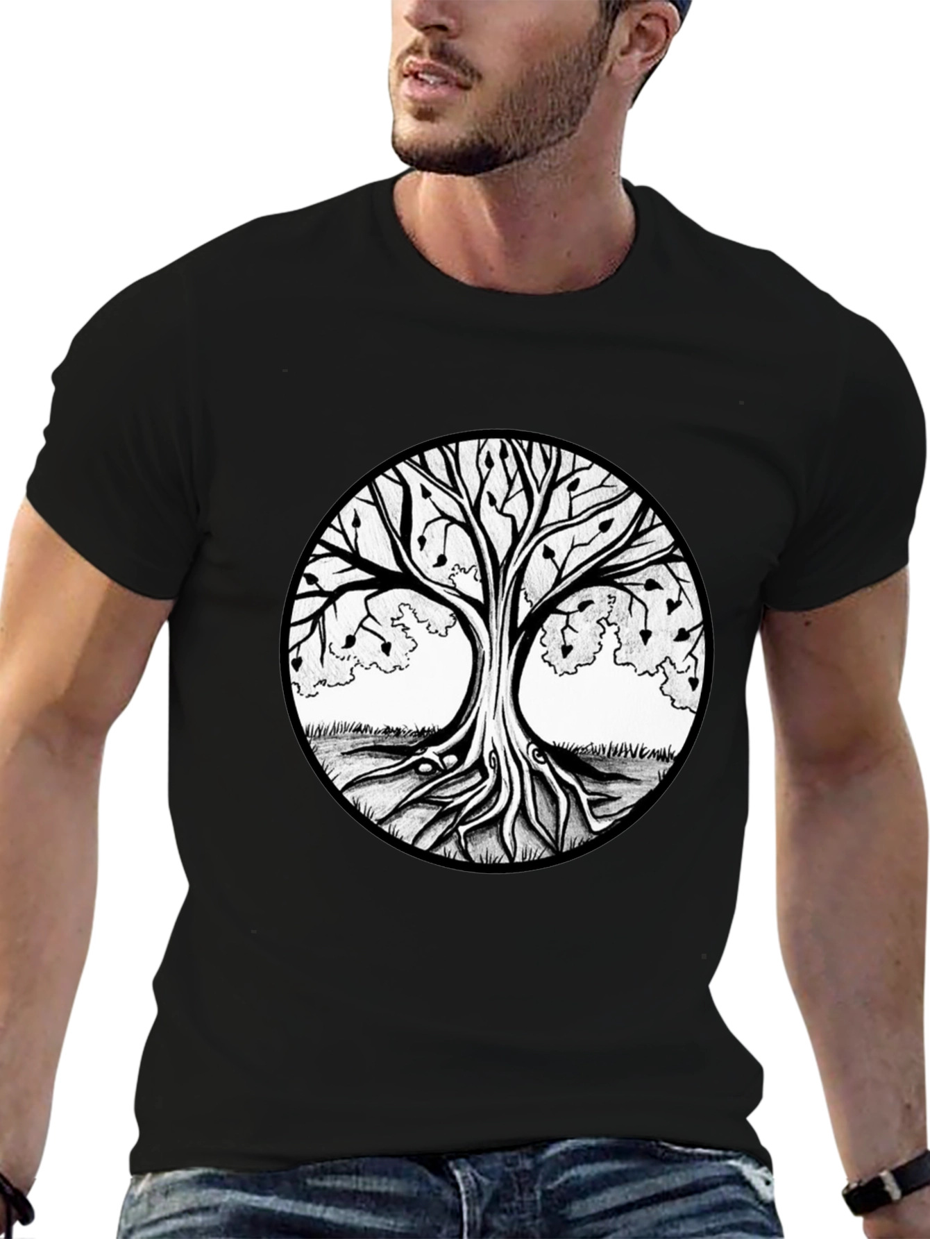 Tree of Life Graphic Tee - Black