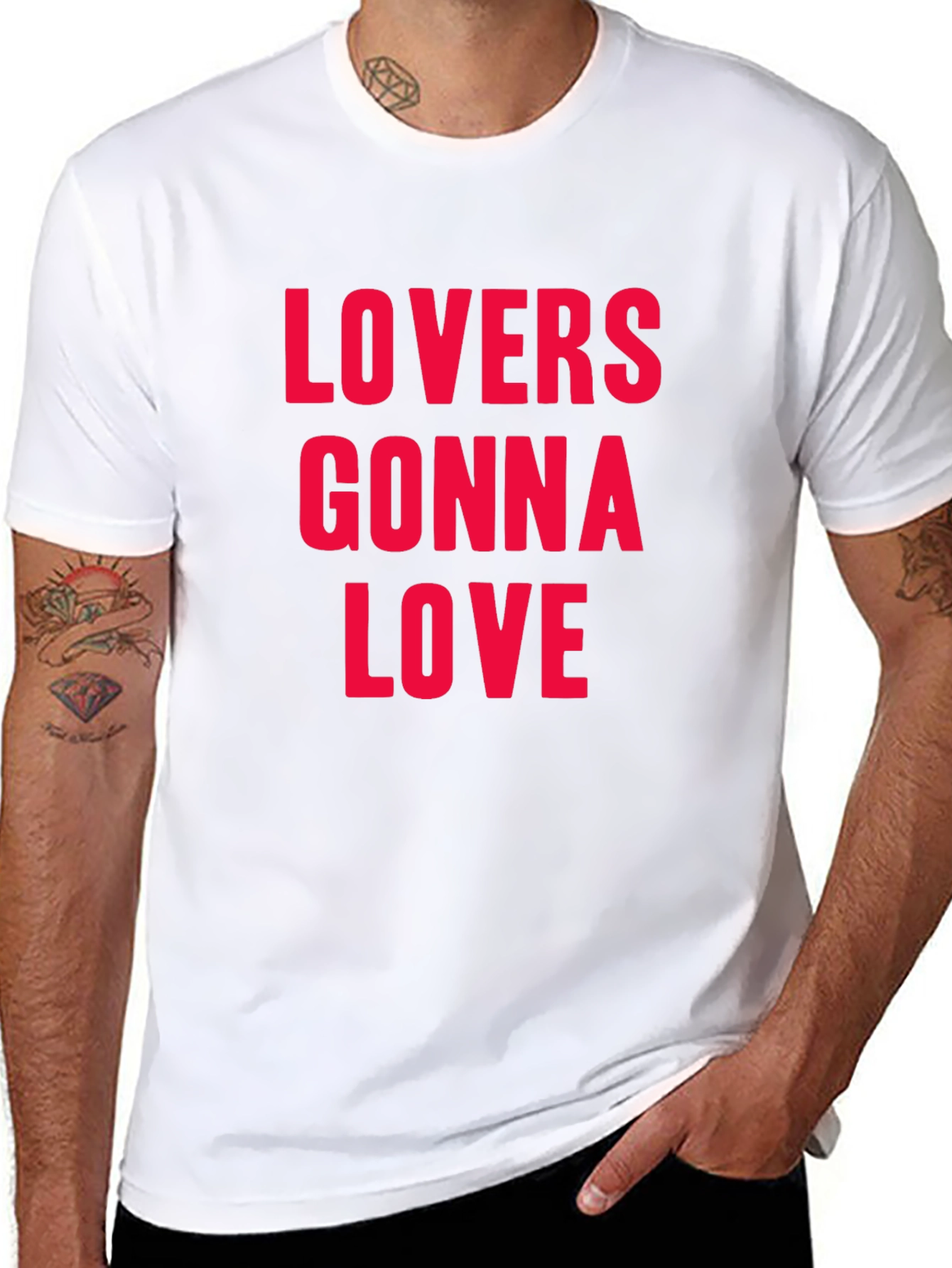 Lovers Gonna Love Graphic Tee - Soft Cotton Blend
