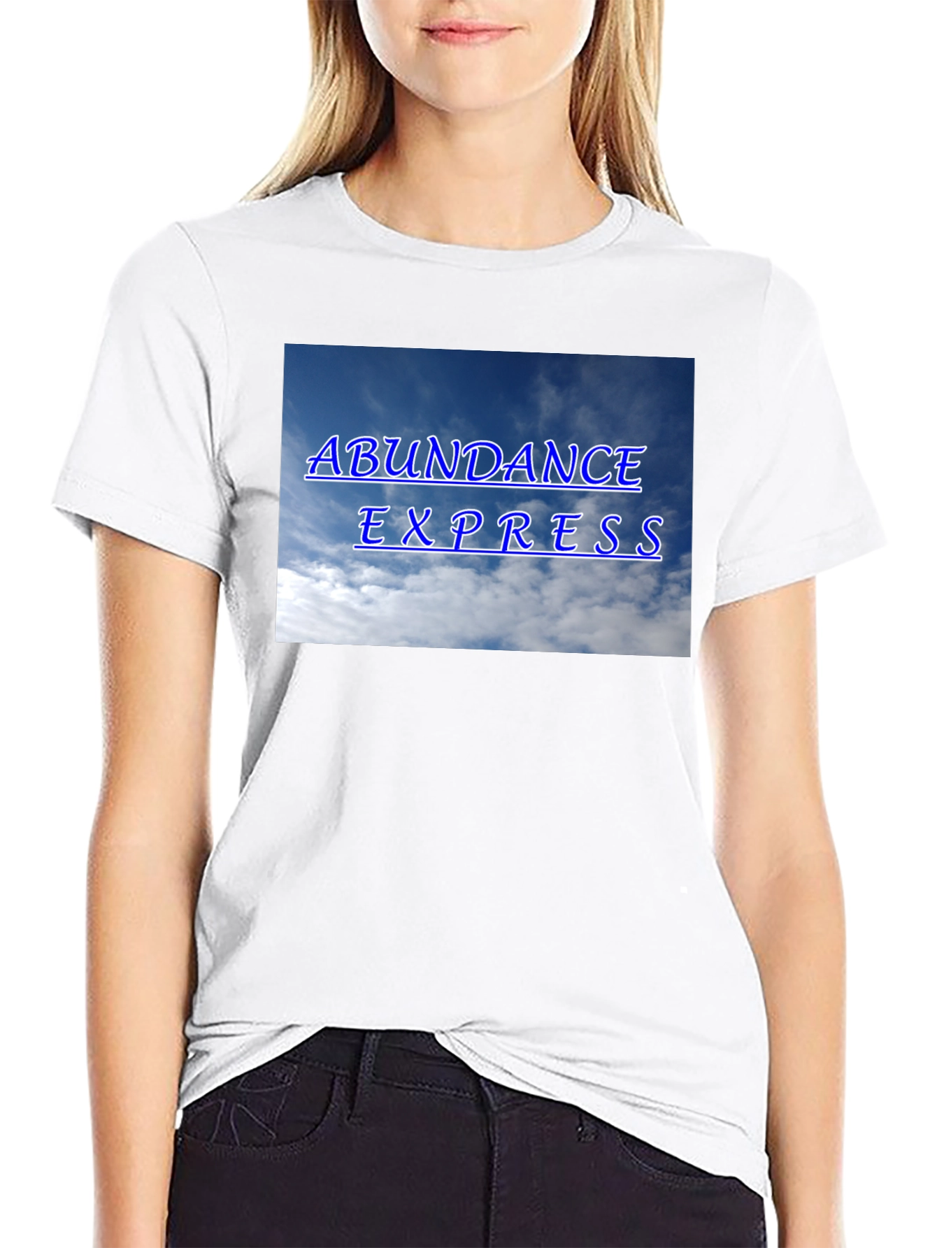 Abundance Express T-Shirt - Cloud Design