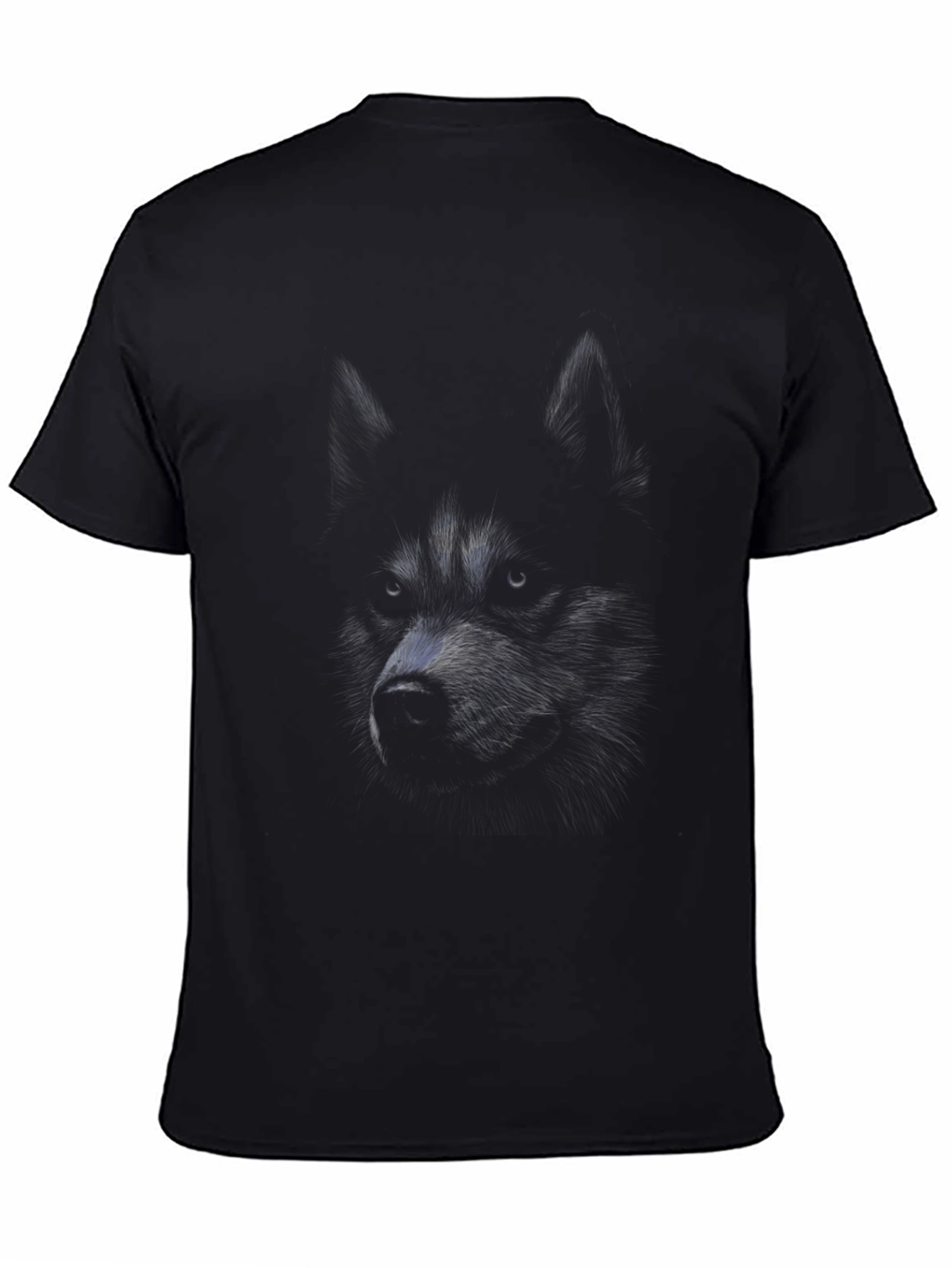 Mystic Wolf Graphic Tee - Dark & Stylish