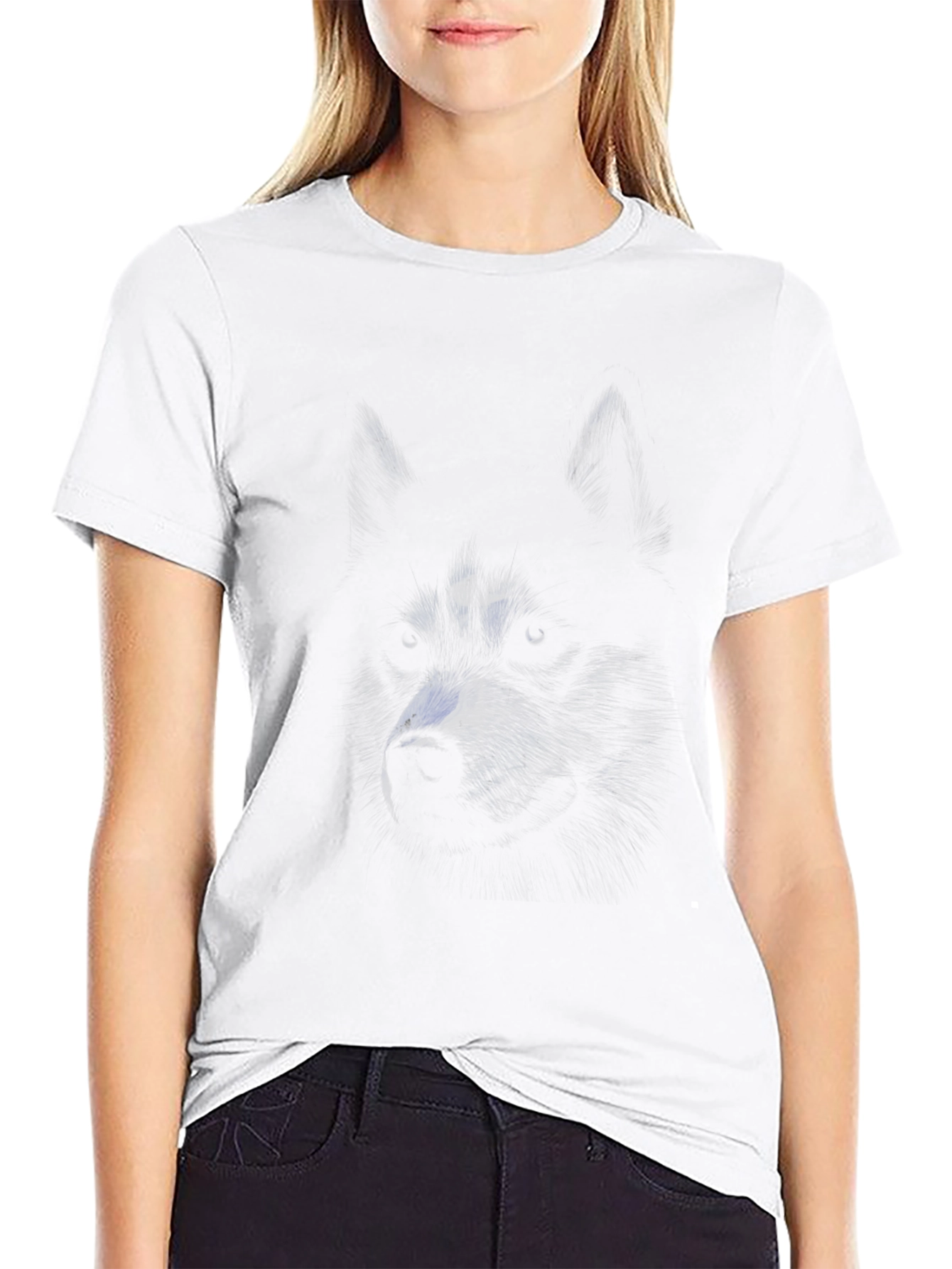Mystic Wolf Graphic Tee - Dark & Stylish