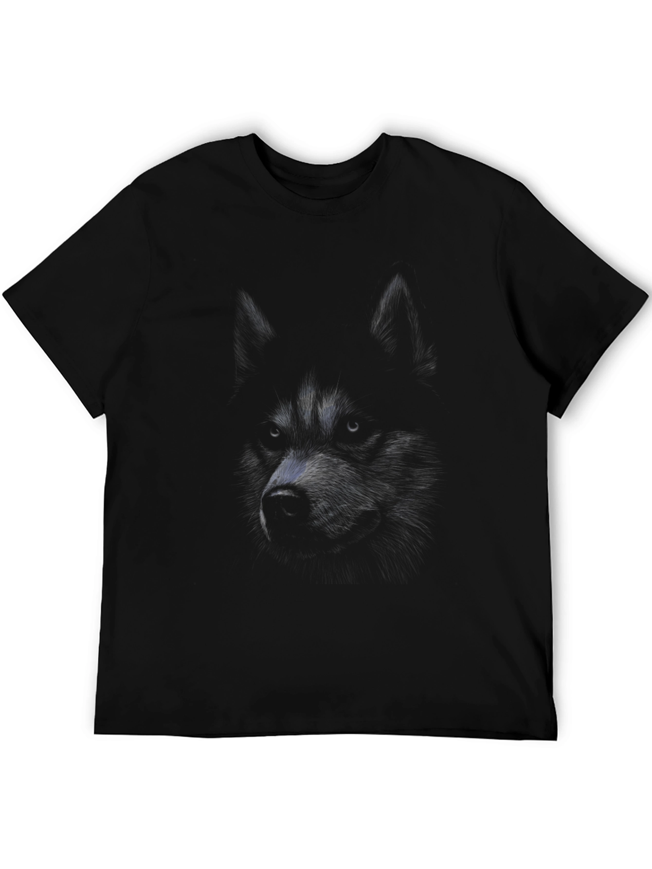 Mystic Wolf Graphic Tee - Dark & Stylish