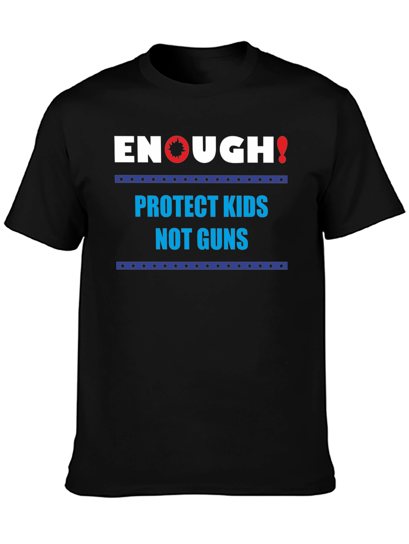 Enough! Protect Kids Not Guns Graphic T-Shirt