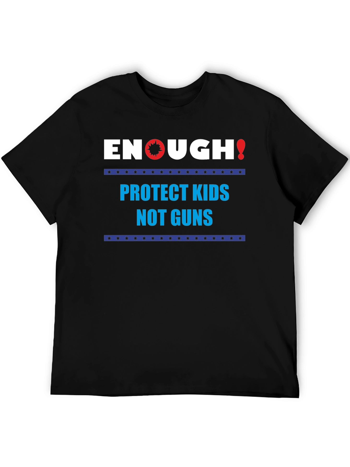 Enough! Protect Kids Not Guns Graphic T-Shirt
