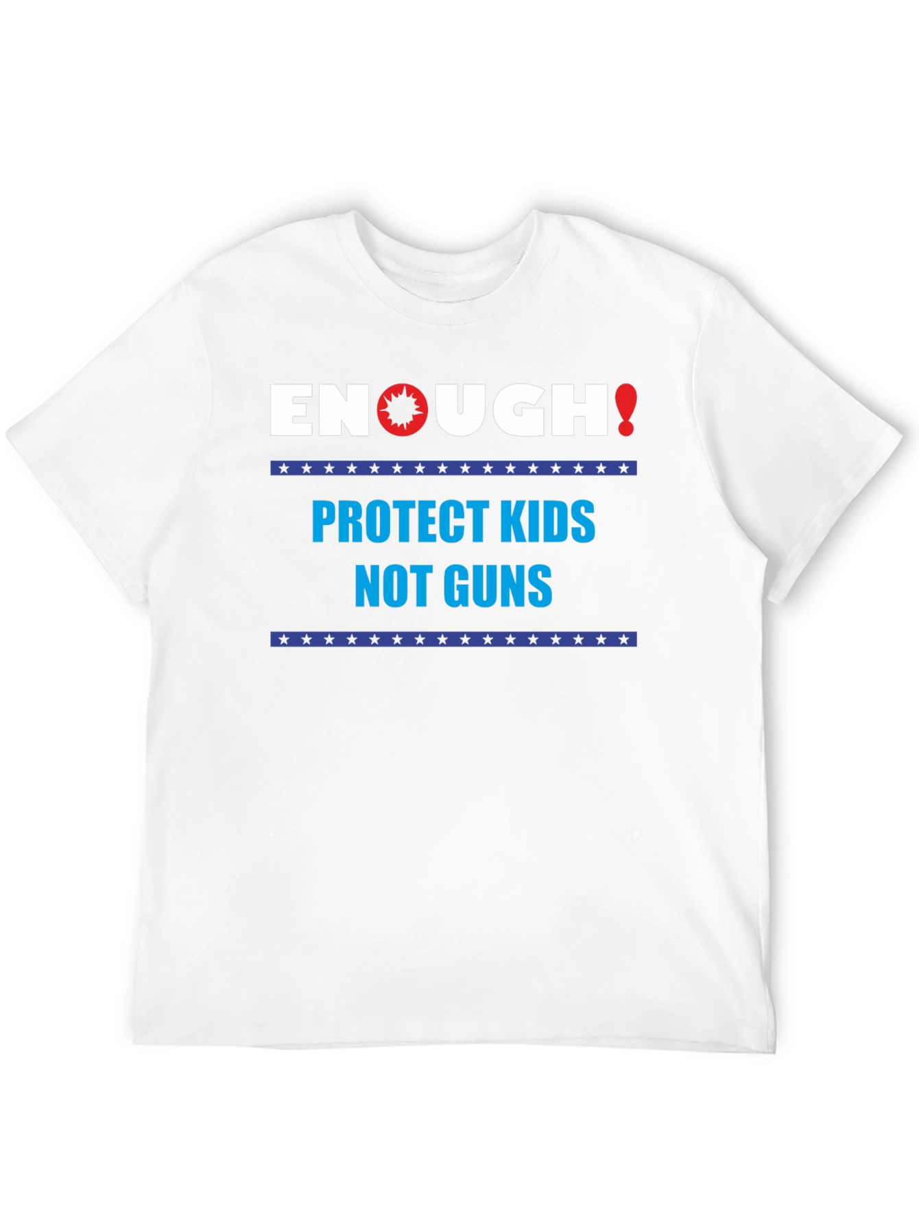 Enough! Protect Kids Not Guns Graphic T-Shirt