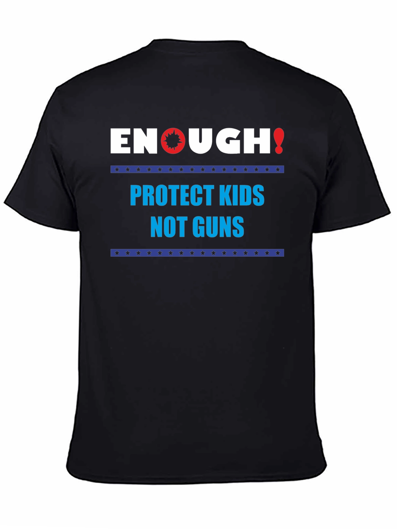 Enough! Protect Kids Not Guns Graphic T-Shirt