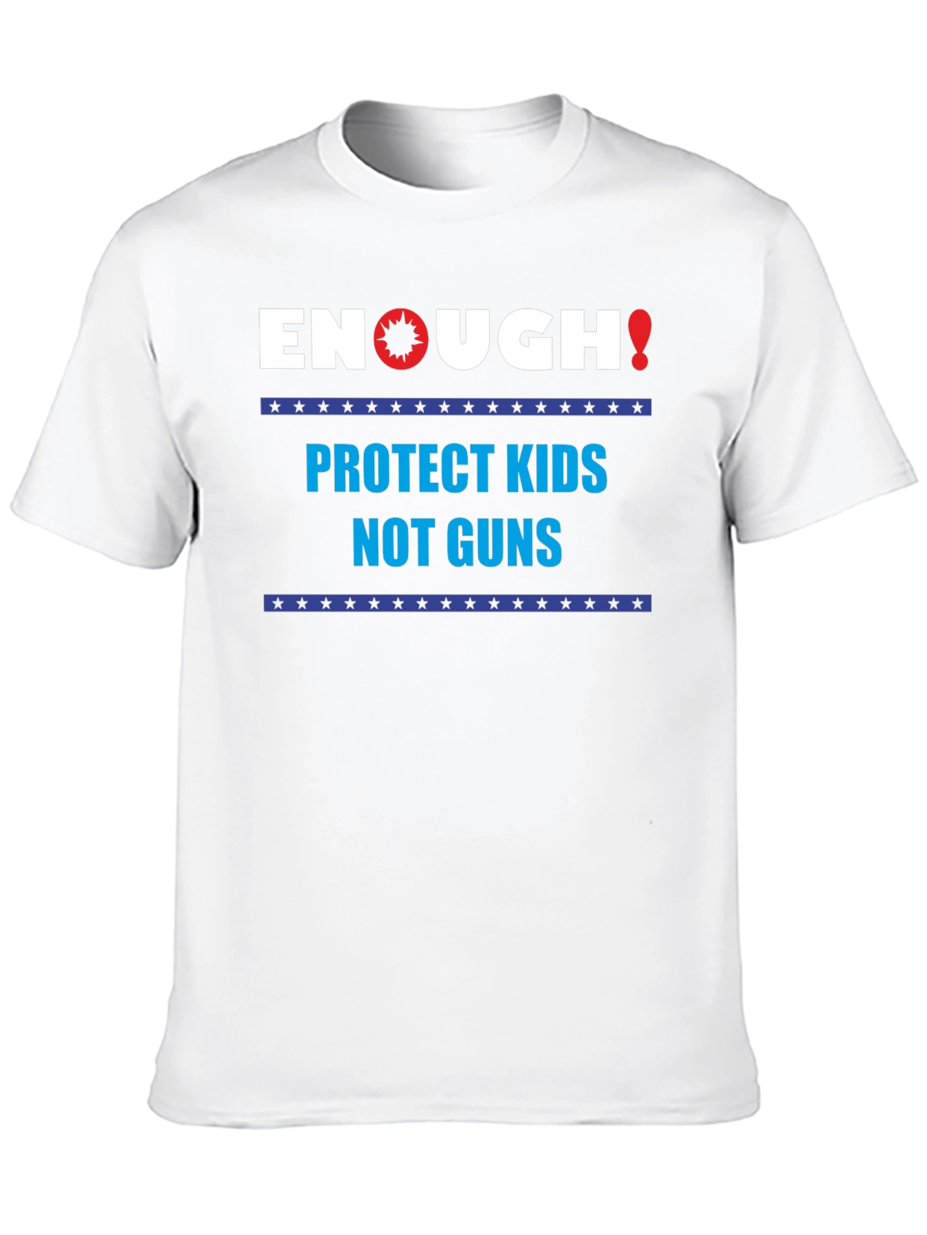 Enough! Protect Kids Not Guns Graphic T-Shirt