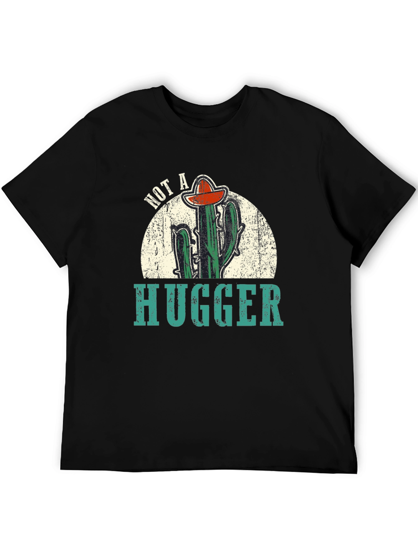 Not A Hugger Cactus Graphic Tee