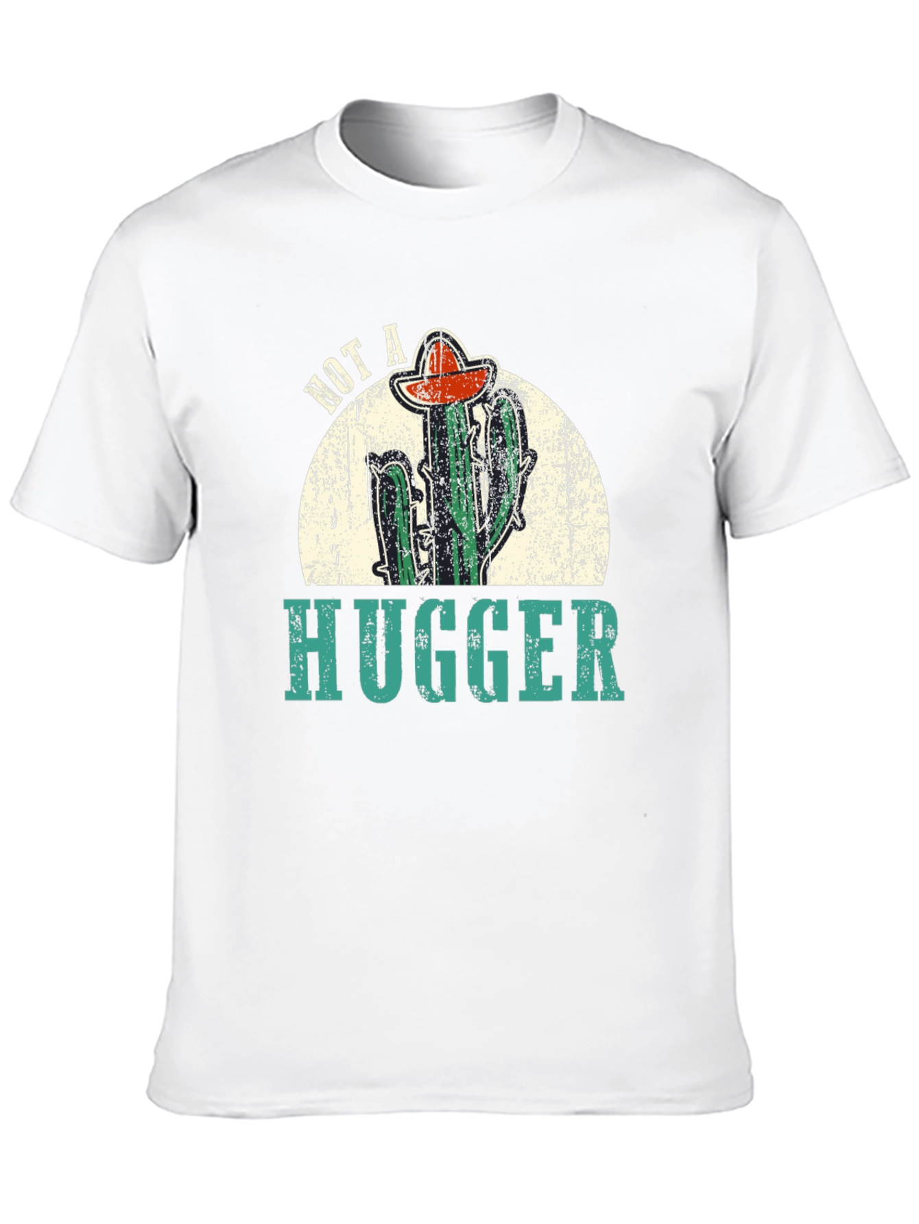 Not A Hugger Cactus Graphic Tee