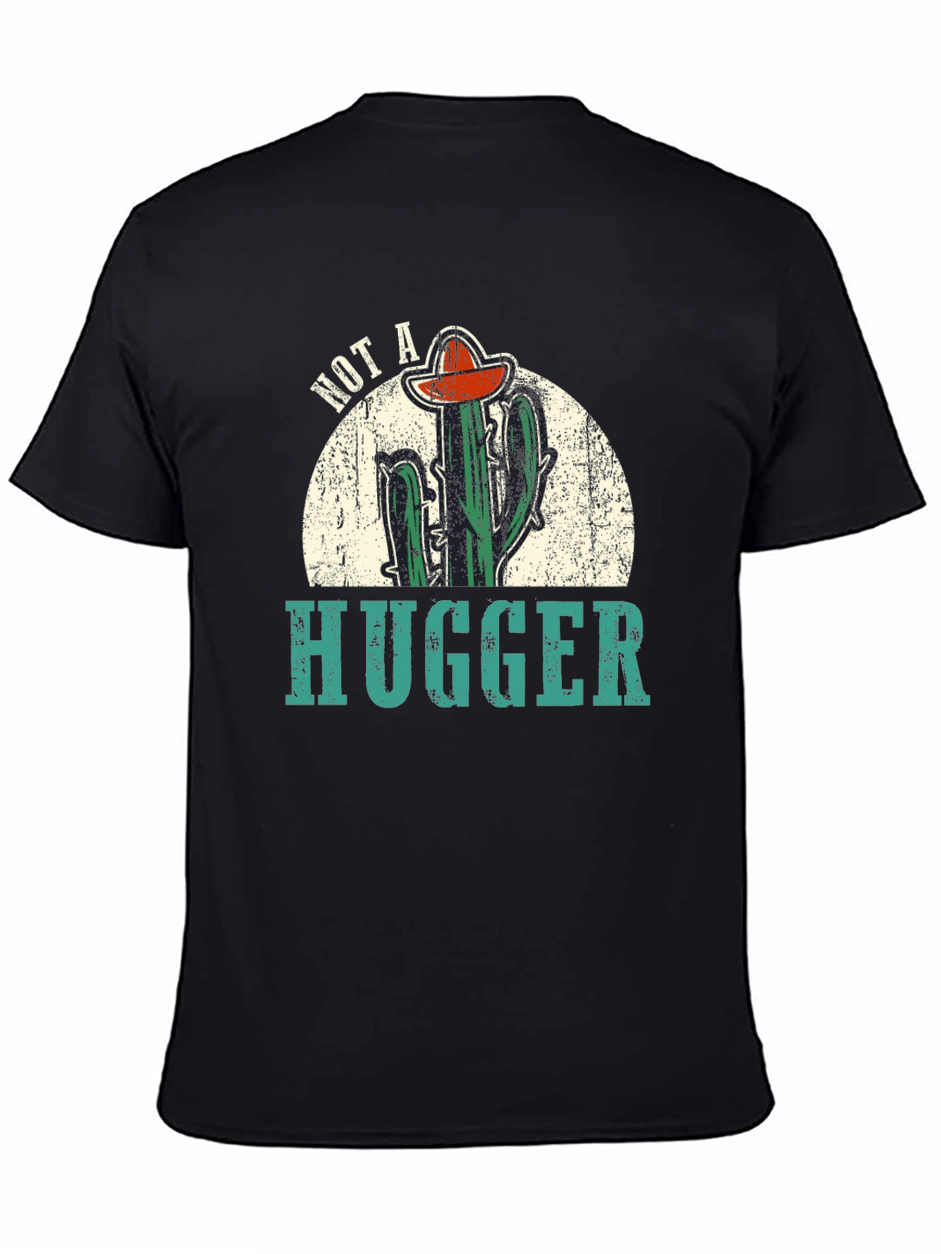 Not A Hugger Cactus Graphic Tee