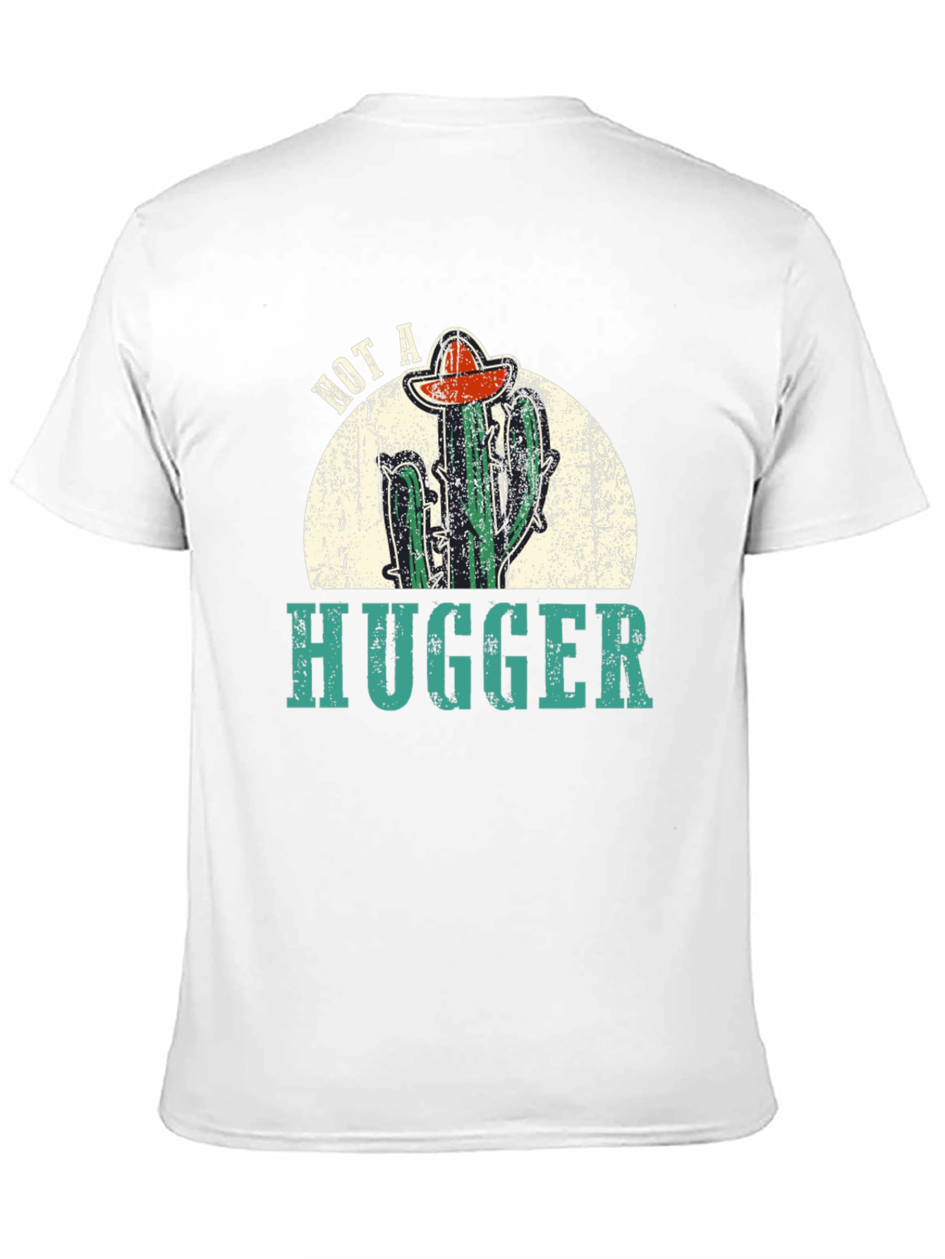 Not A Hugger Cactus Graphic Tee