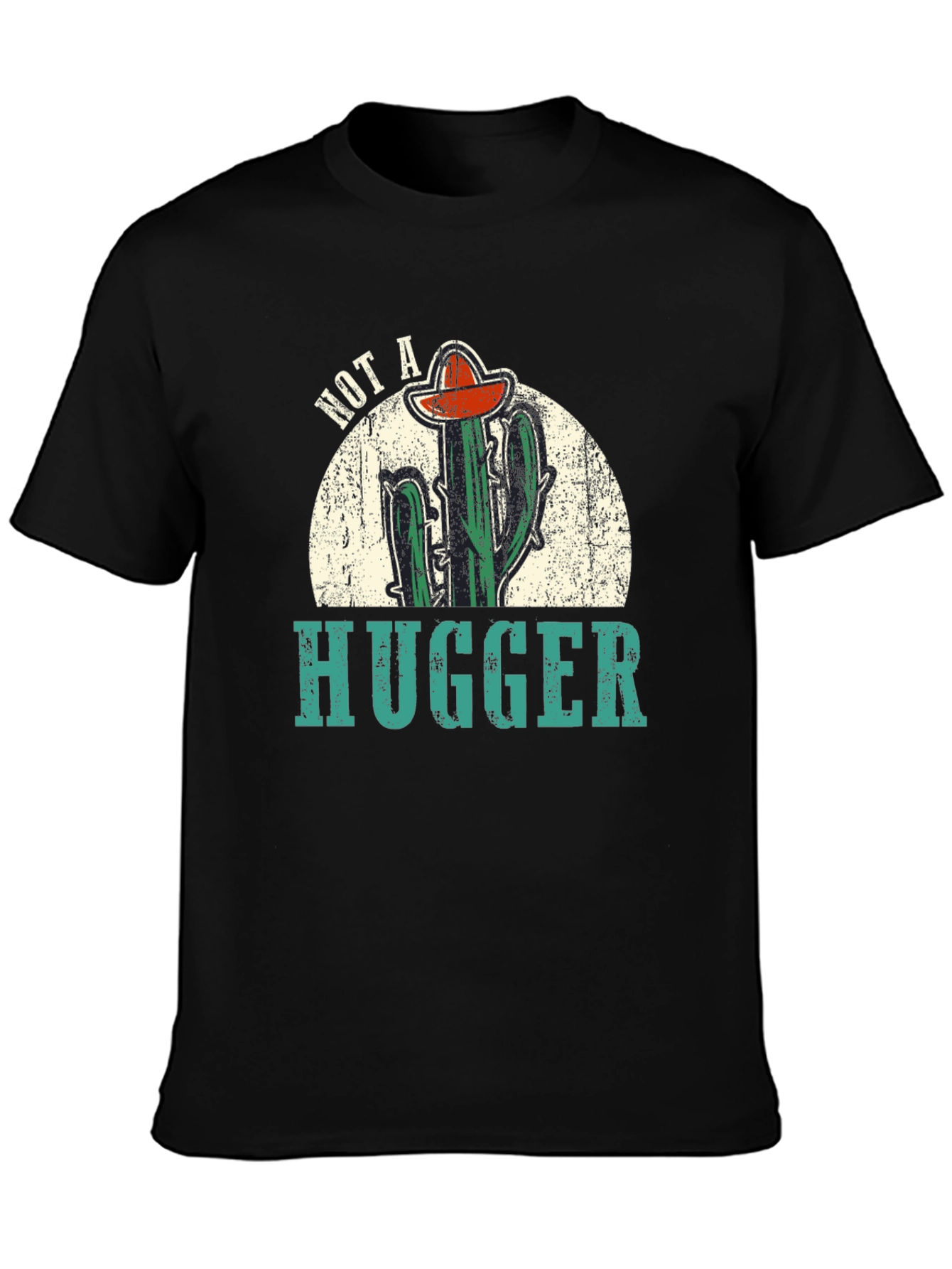 Not A Hugger Cactus Graphic Tee