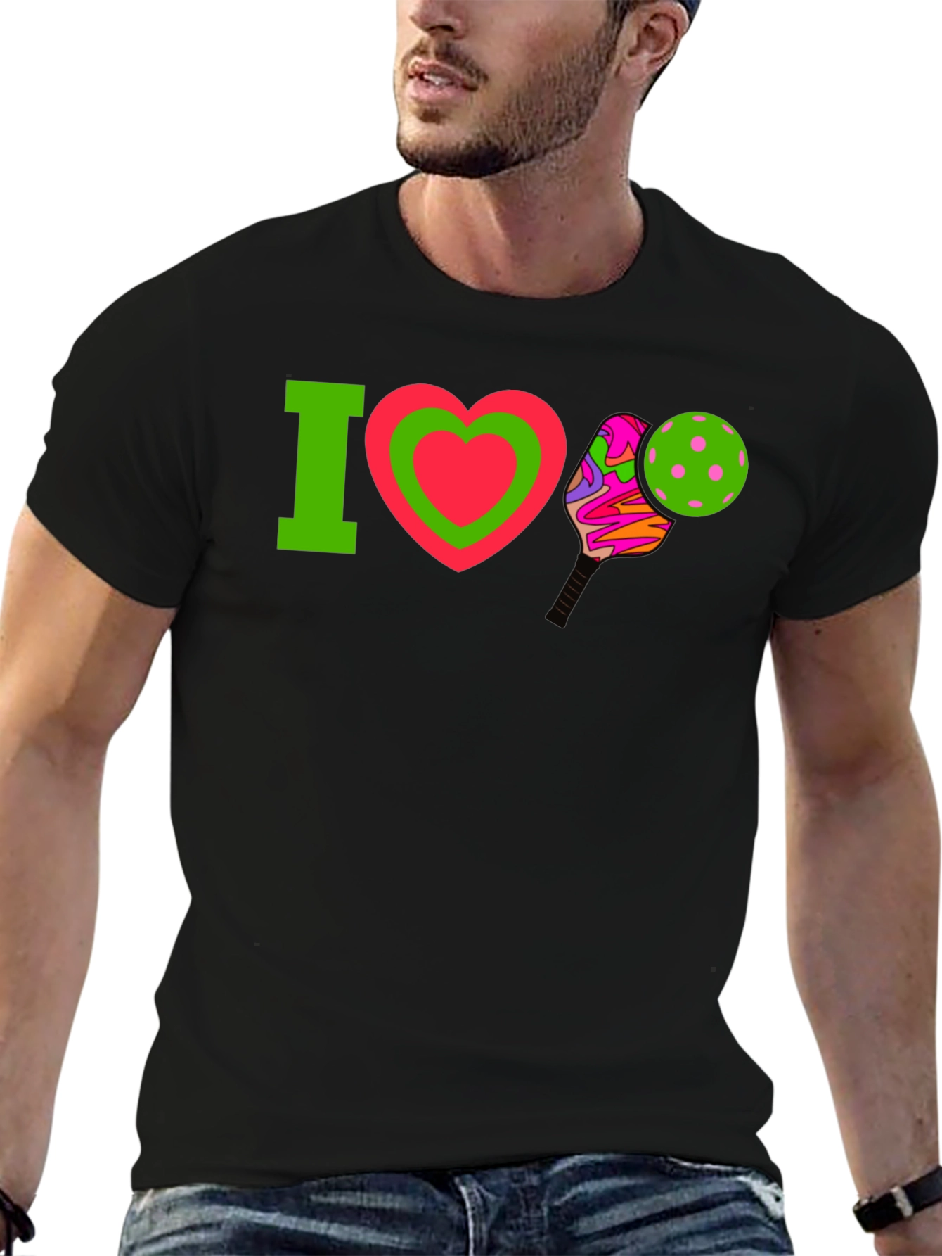 I Love Pickleball T-Shirt