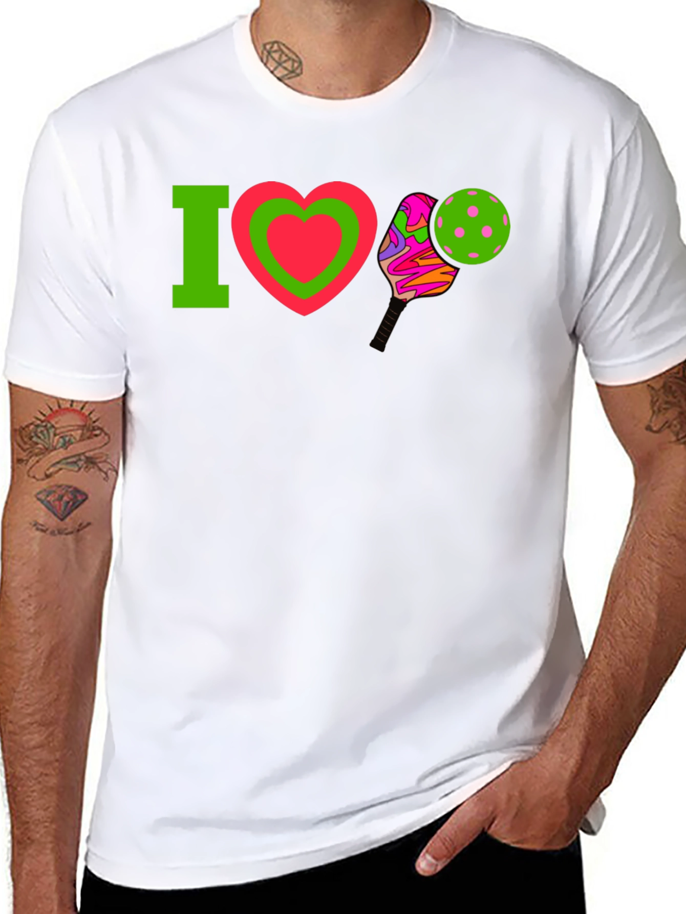 I Love Pickleball T-Shirt