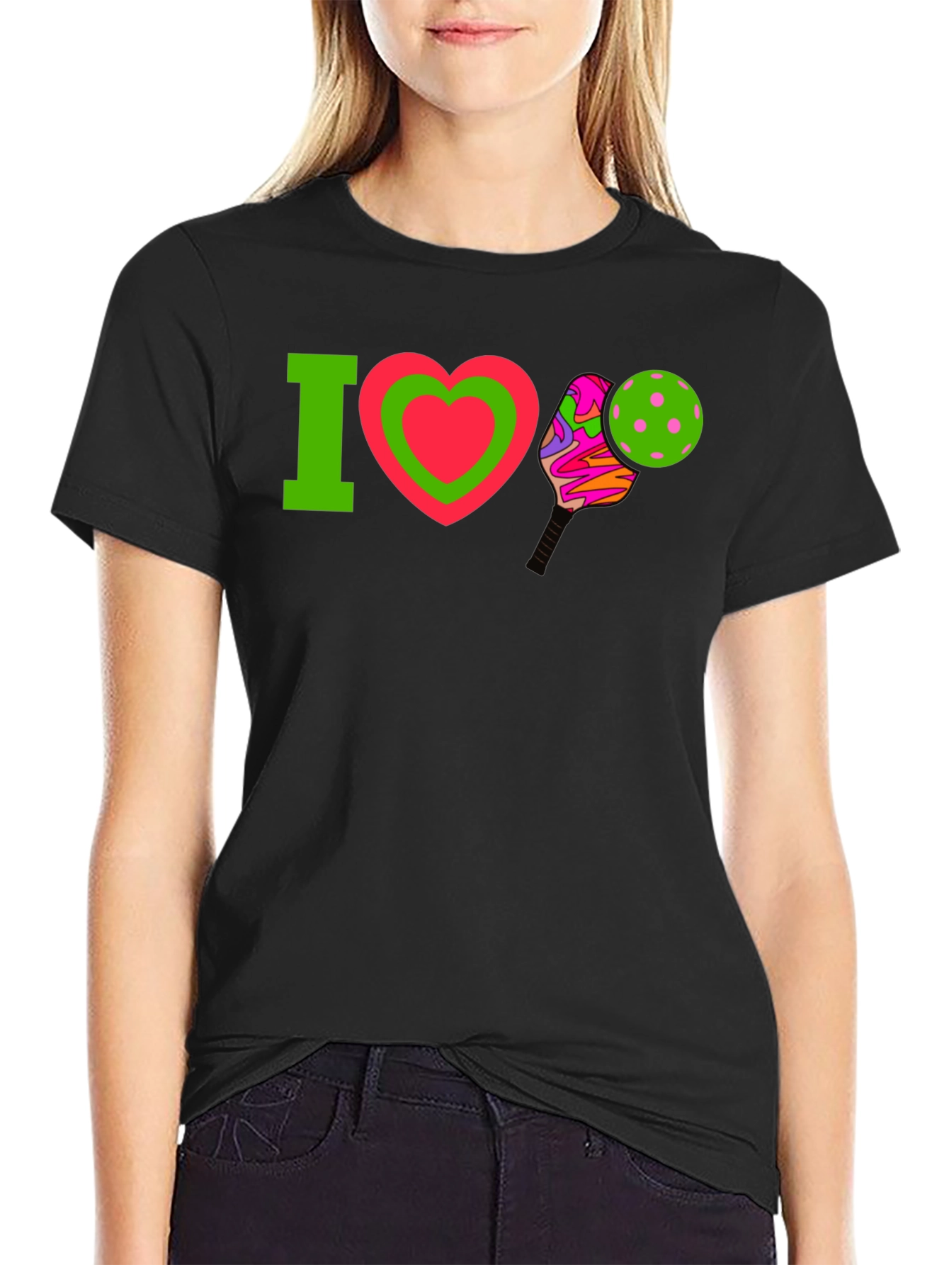 I Love Pickleball T-Shirt