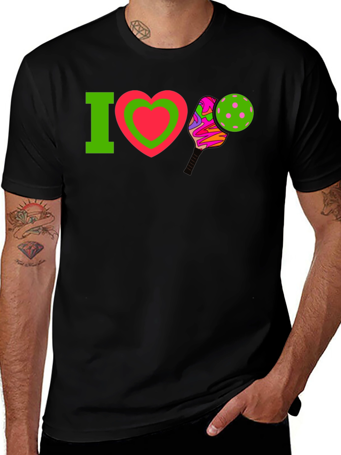 I Love Pickleball T-Shirt