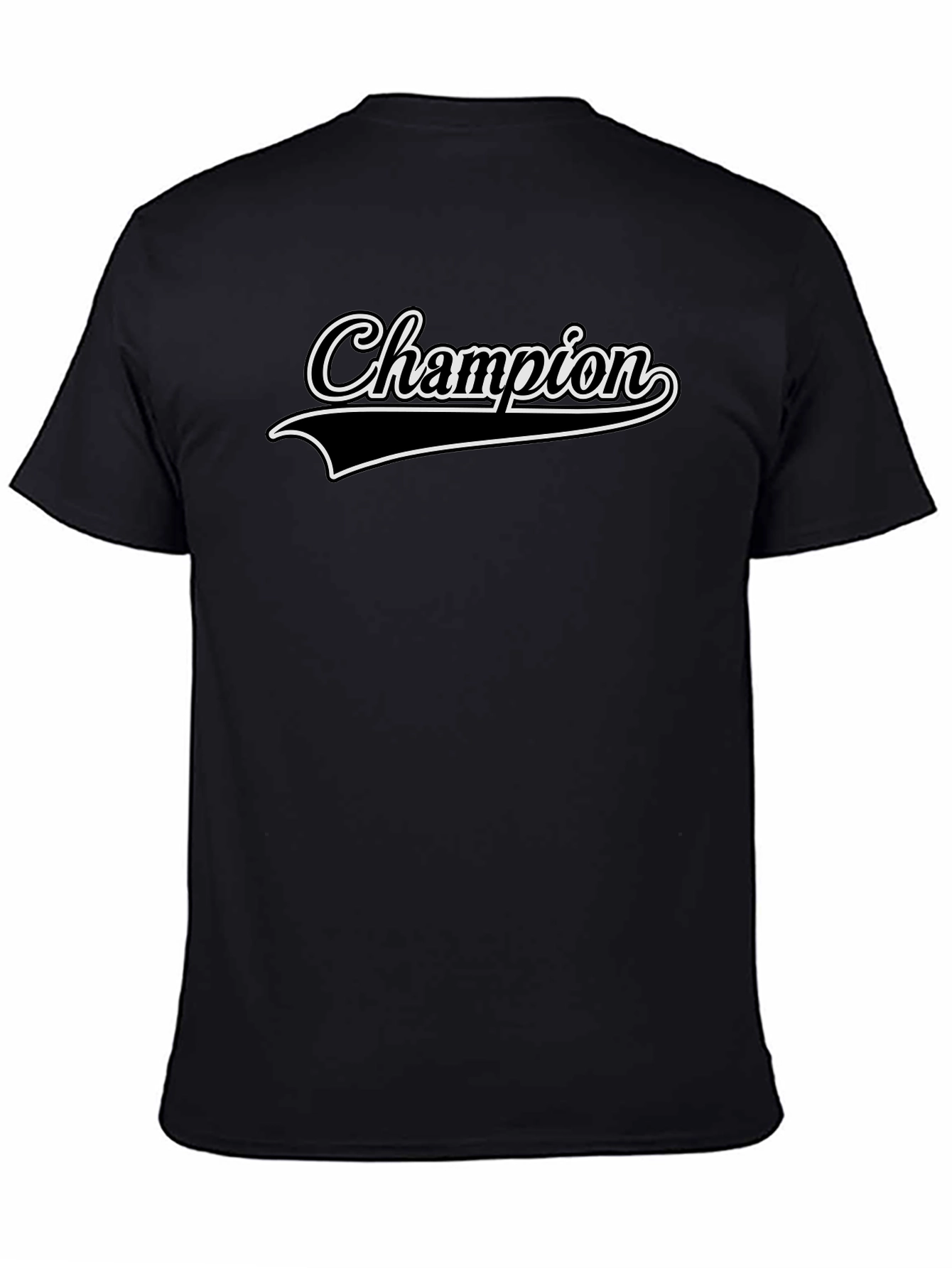 Champion Graphic Black T-Shirt