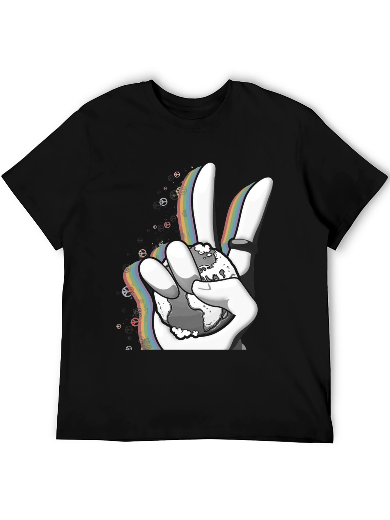 Peace Sign Graphic T-Shirt