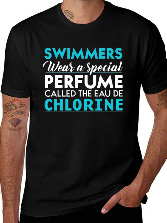 Swimmers Eau De Chlorine Funny T-Shirt