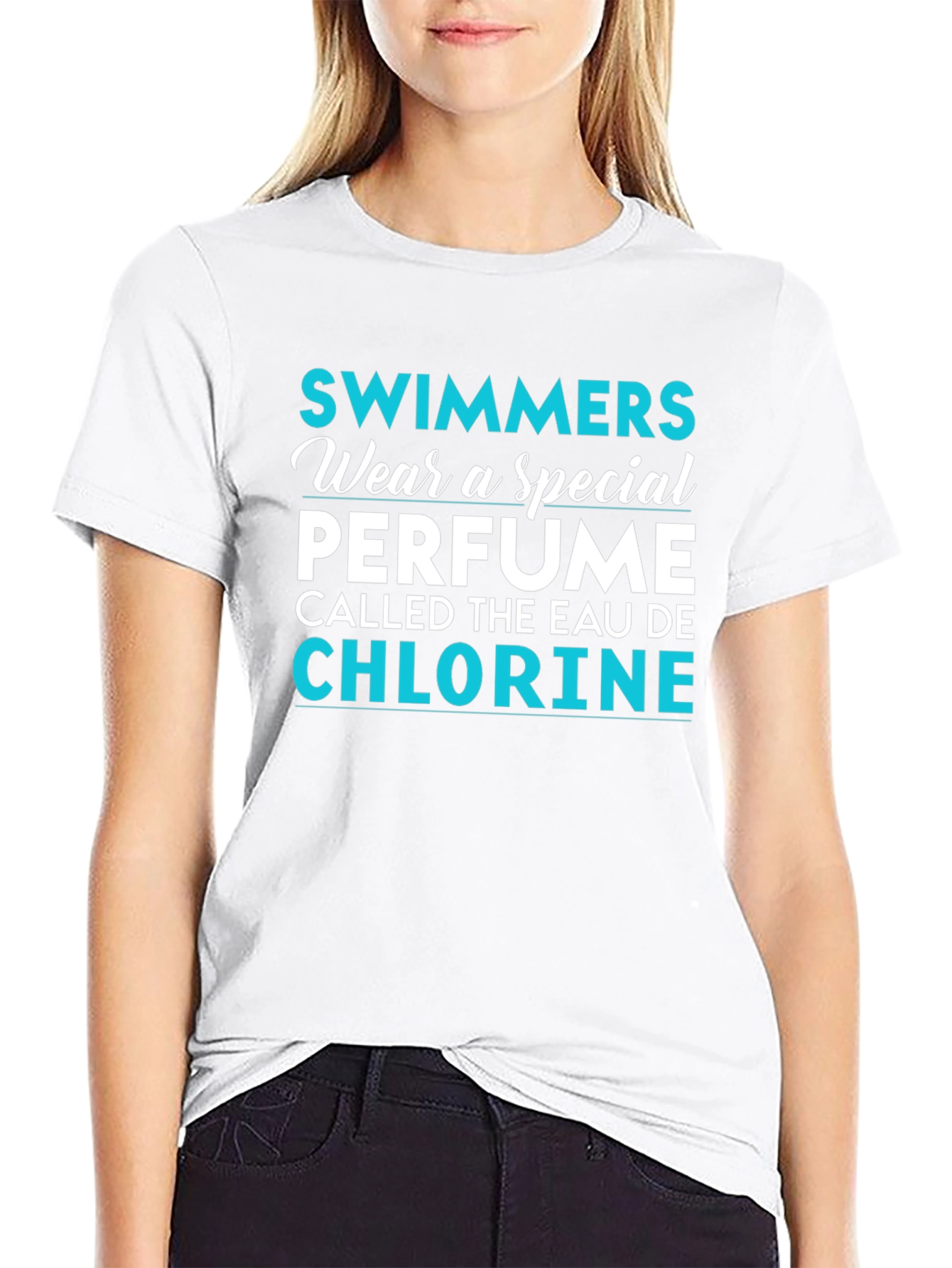 Swimmers Eau De Chlorine Funny T-Shirt