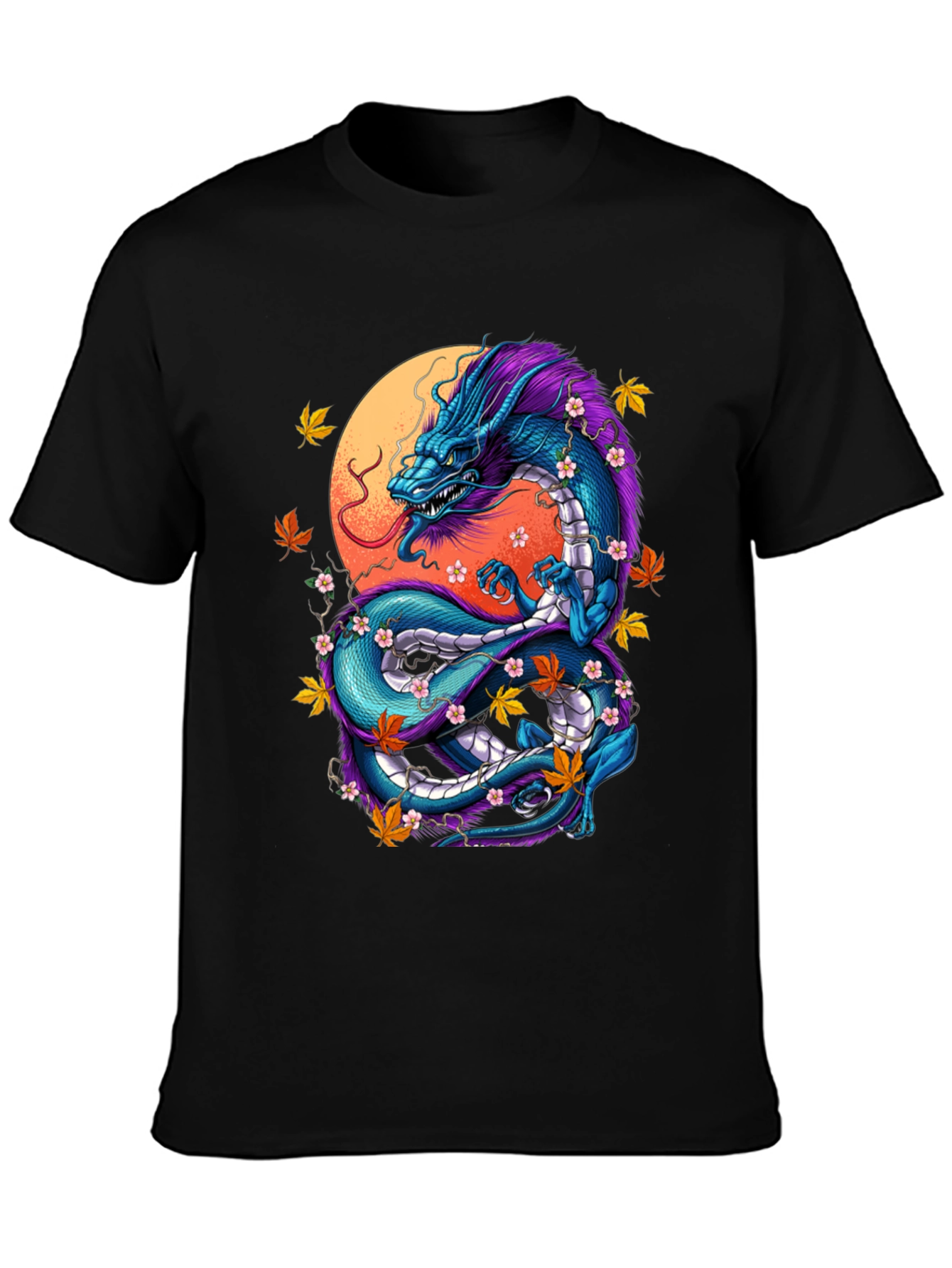 Dragon Graphic Tee - Mystical Design