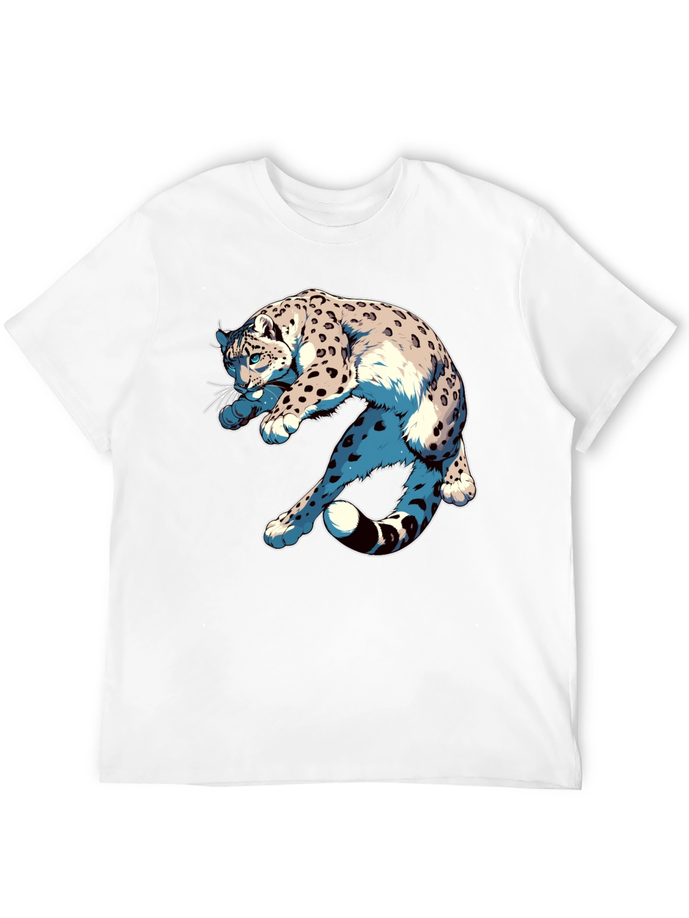 Leaping Leopard Graphic Tee