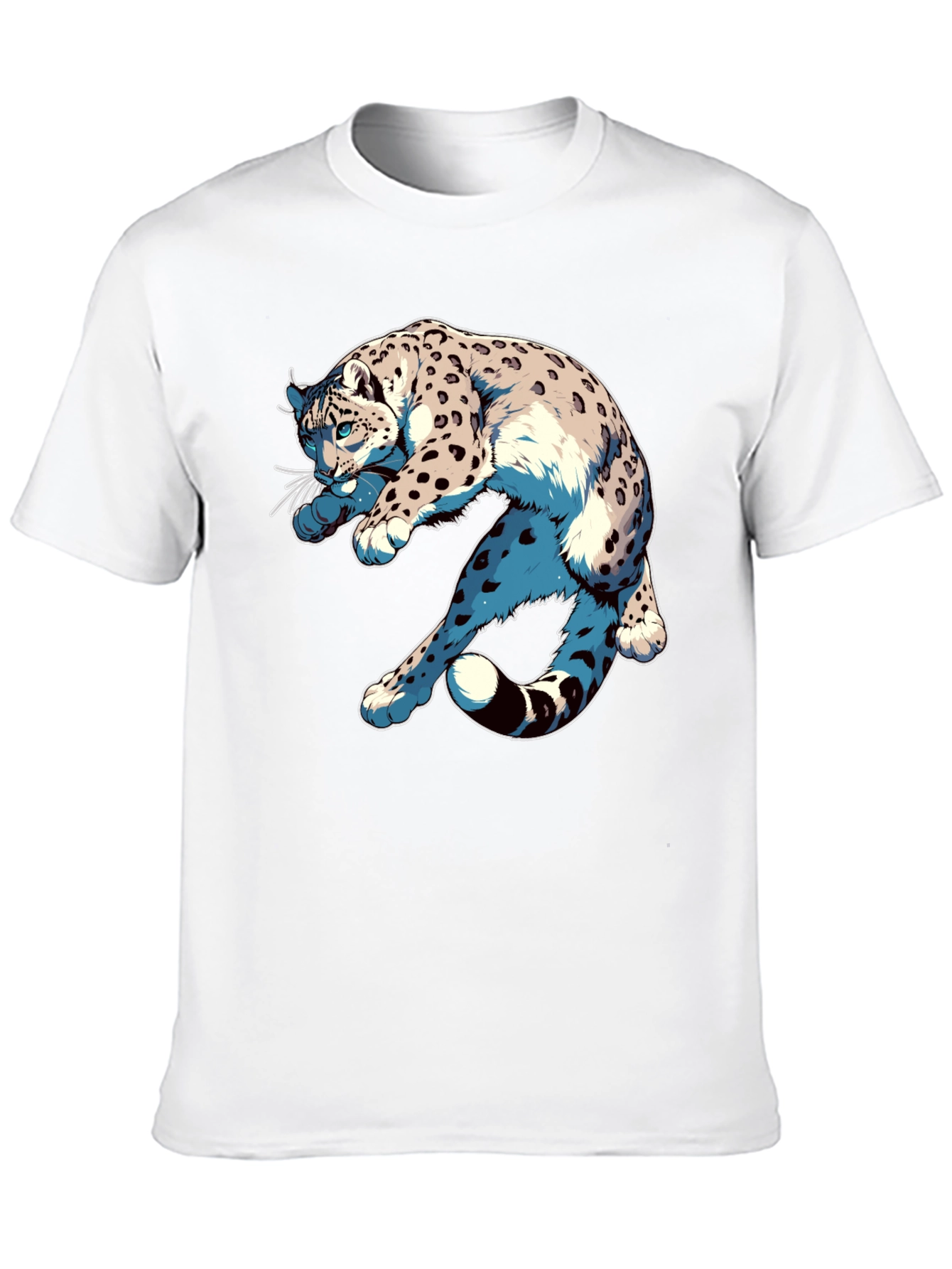Leaping Leopard Graphic Tee