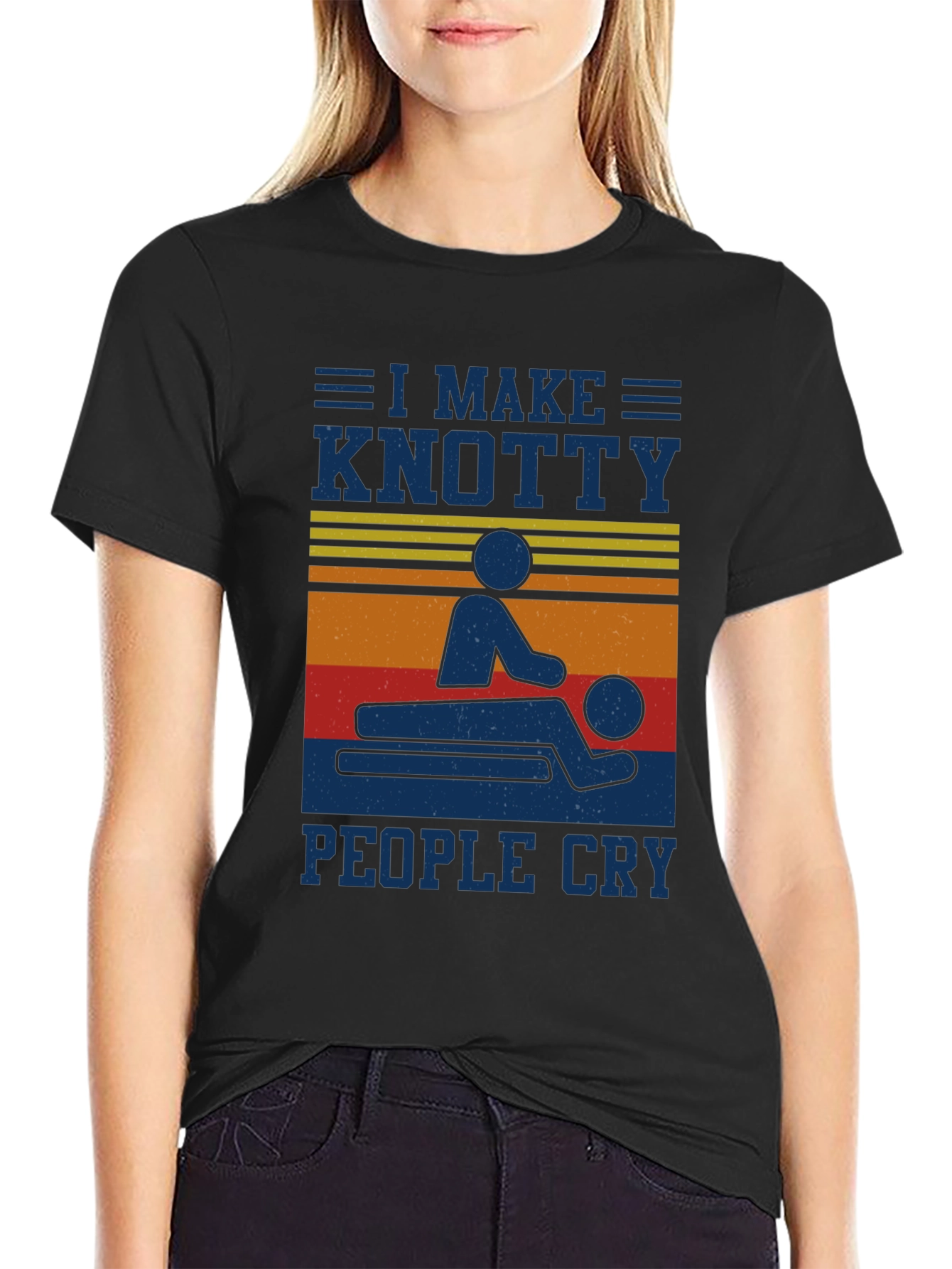 Knotty People Cry Graphic T-Shirt