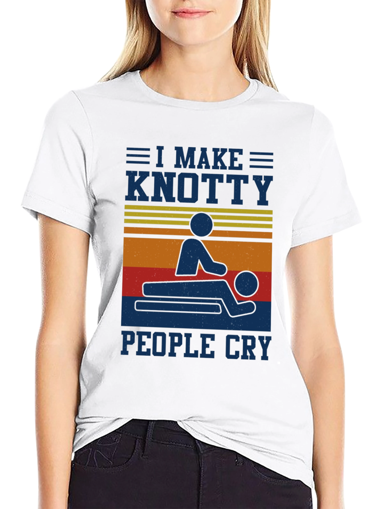 Knotty People Cry Graphic T-Shirt