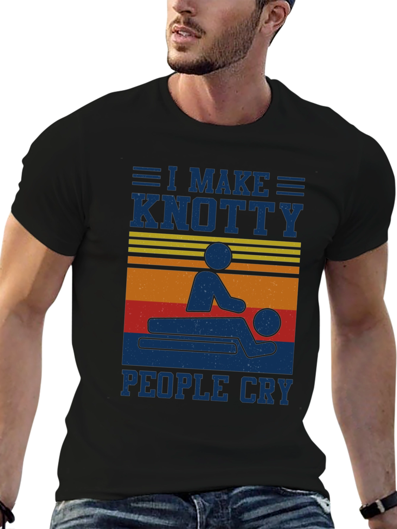 Knotty People Cry Graphic T-Shirt