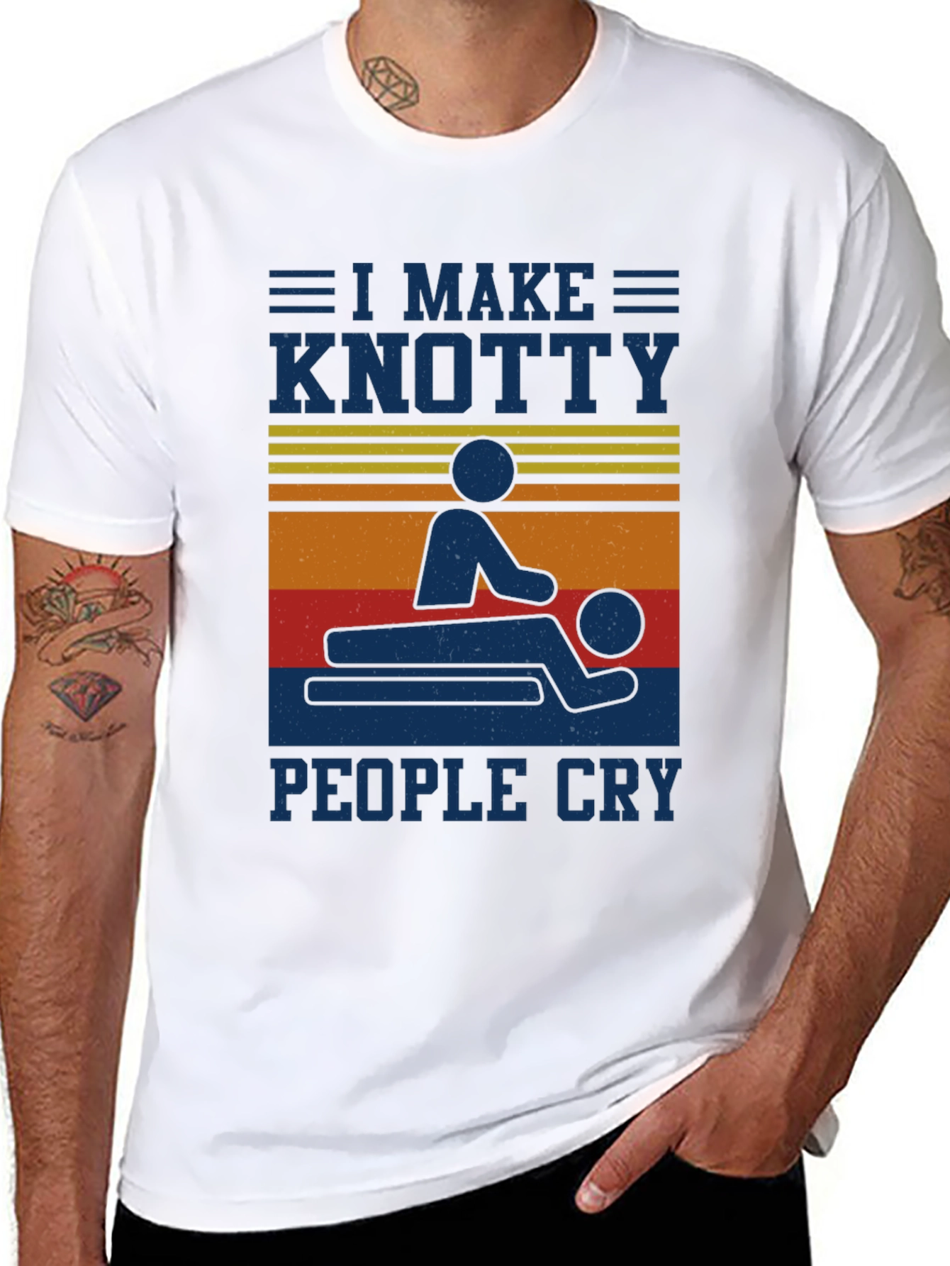 Knotty People Cry Graphic T-Shirt
