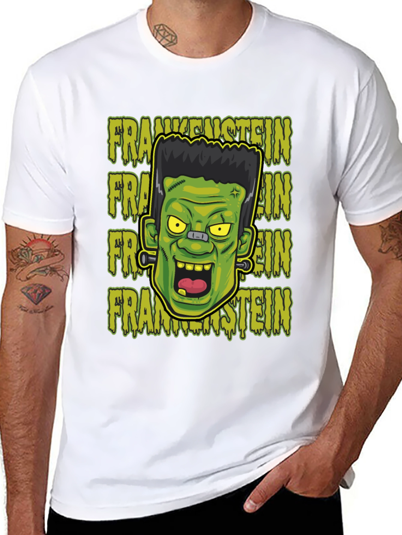 Frankenstein Graphic Print T-Shirt