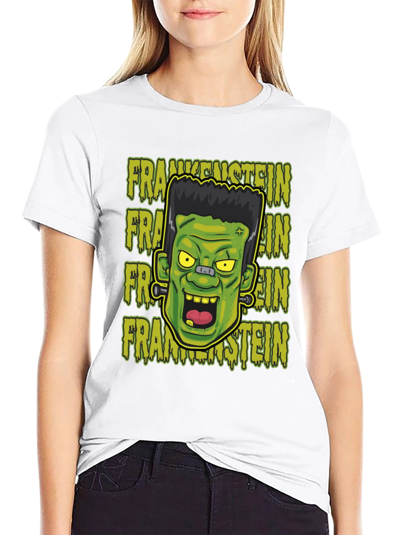 Frankenstein Graphic Print T-Shirt